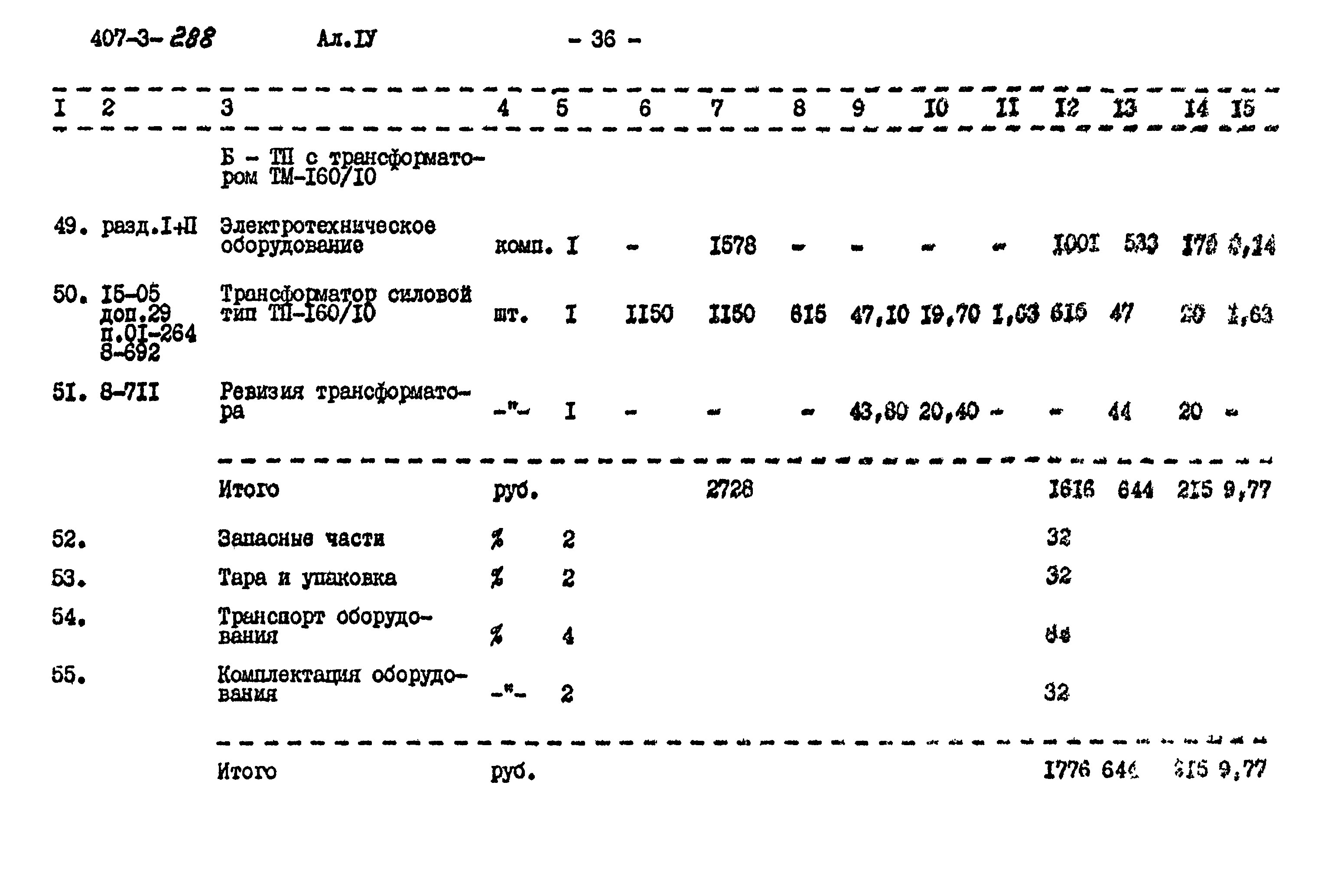 Типовой проект 407-3-288