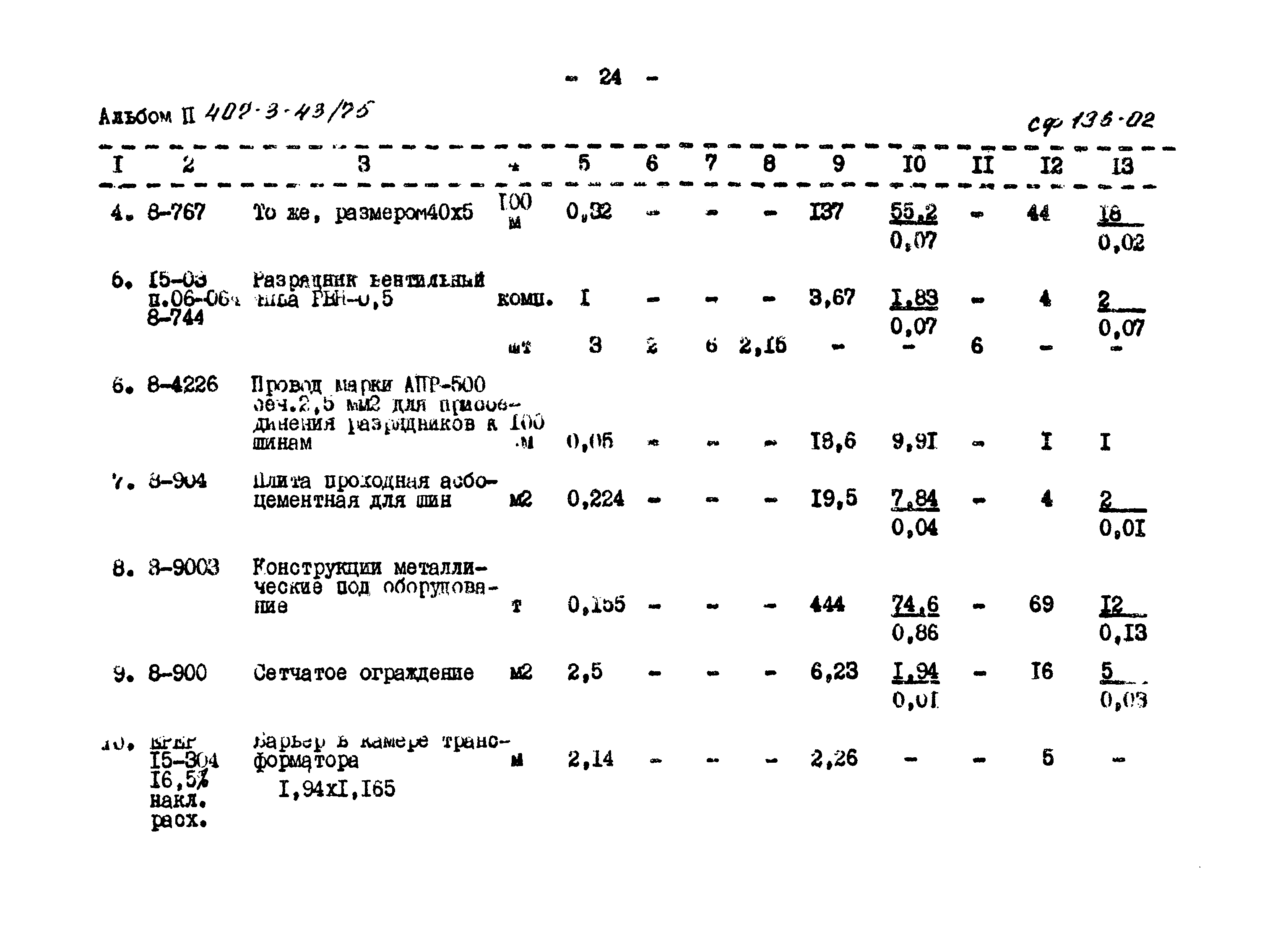 Типовой проект 407-3-43/75