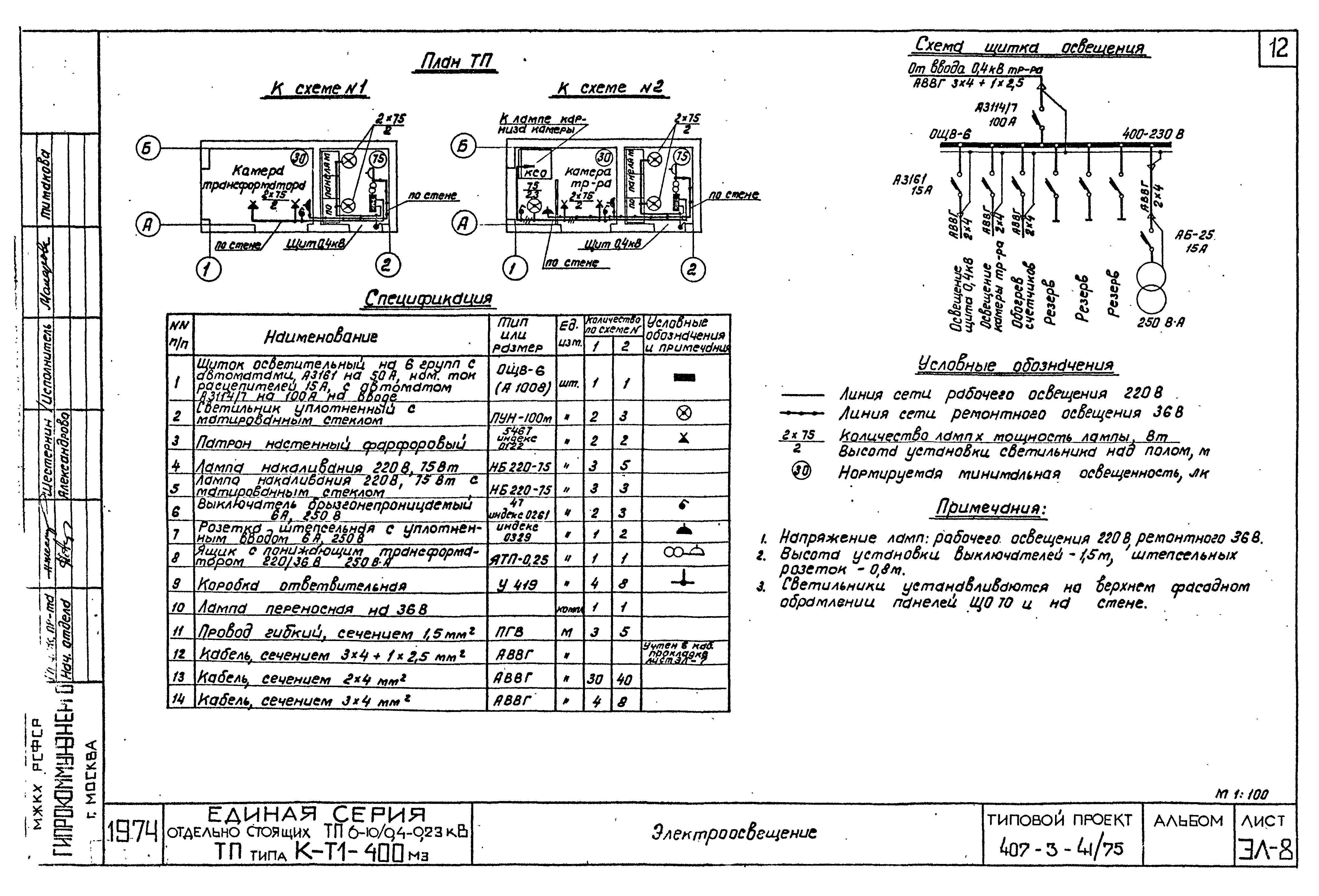 Типовой проект 407-3-41/75