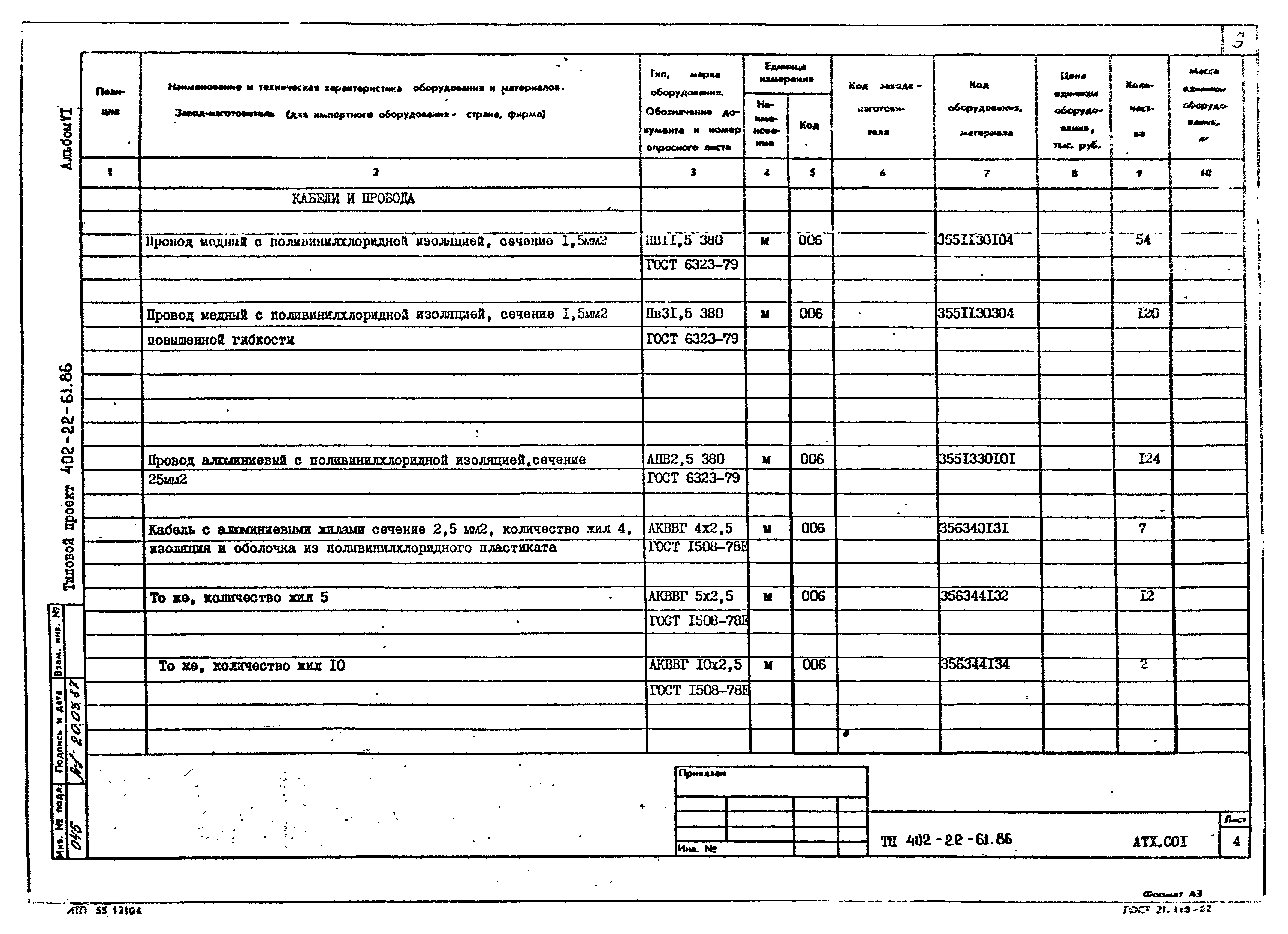 Типовой проект 402-22-61.86