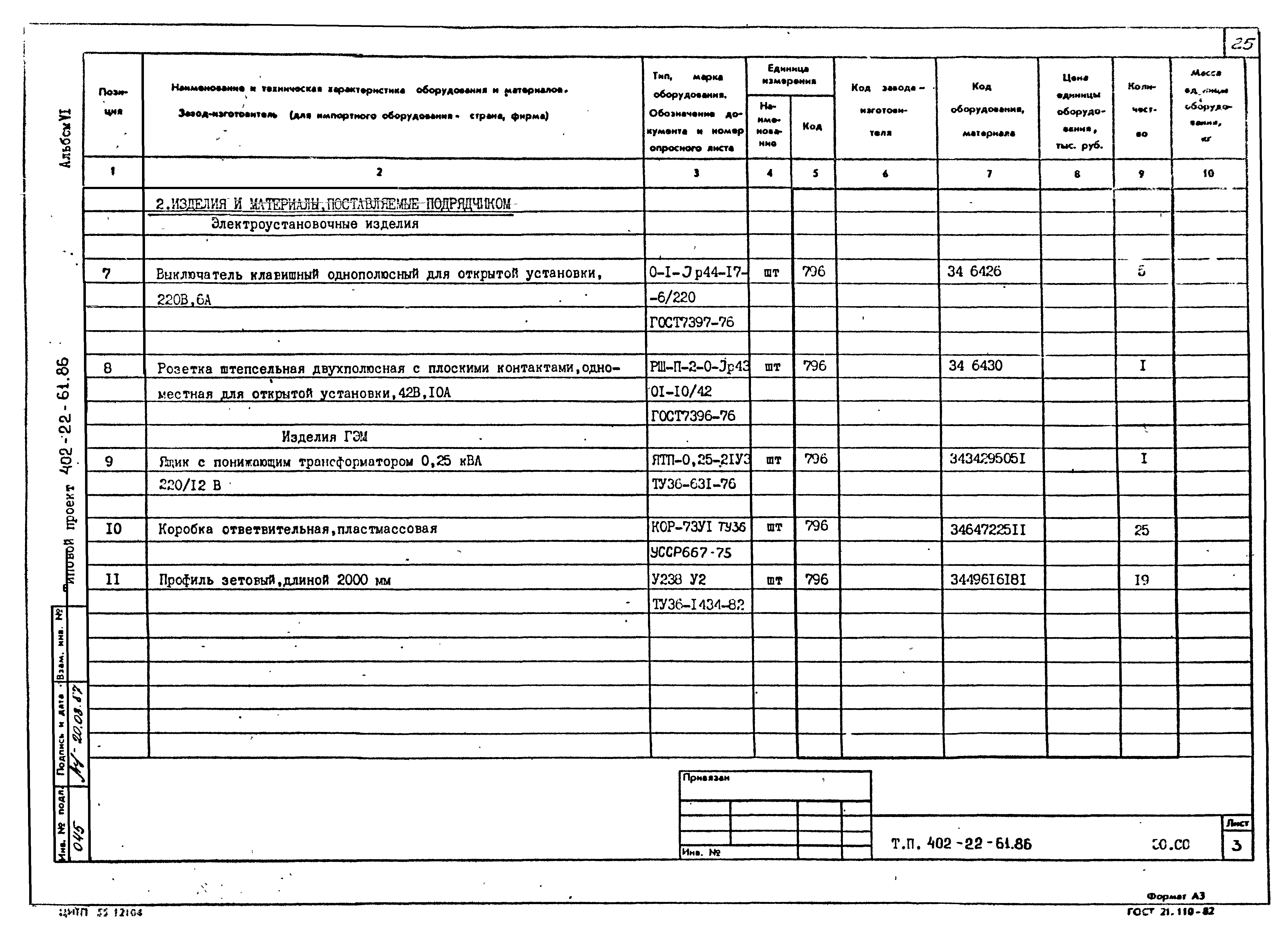 Типовой проект 402-22-61.86