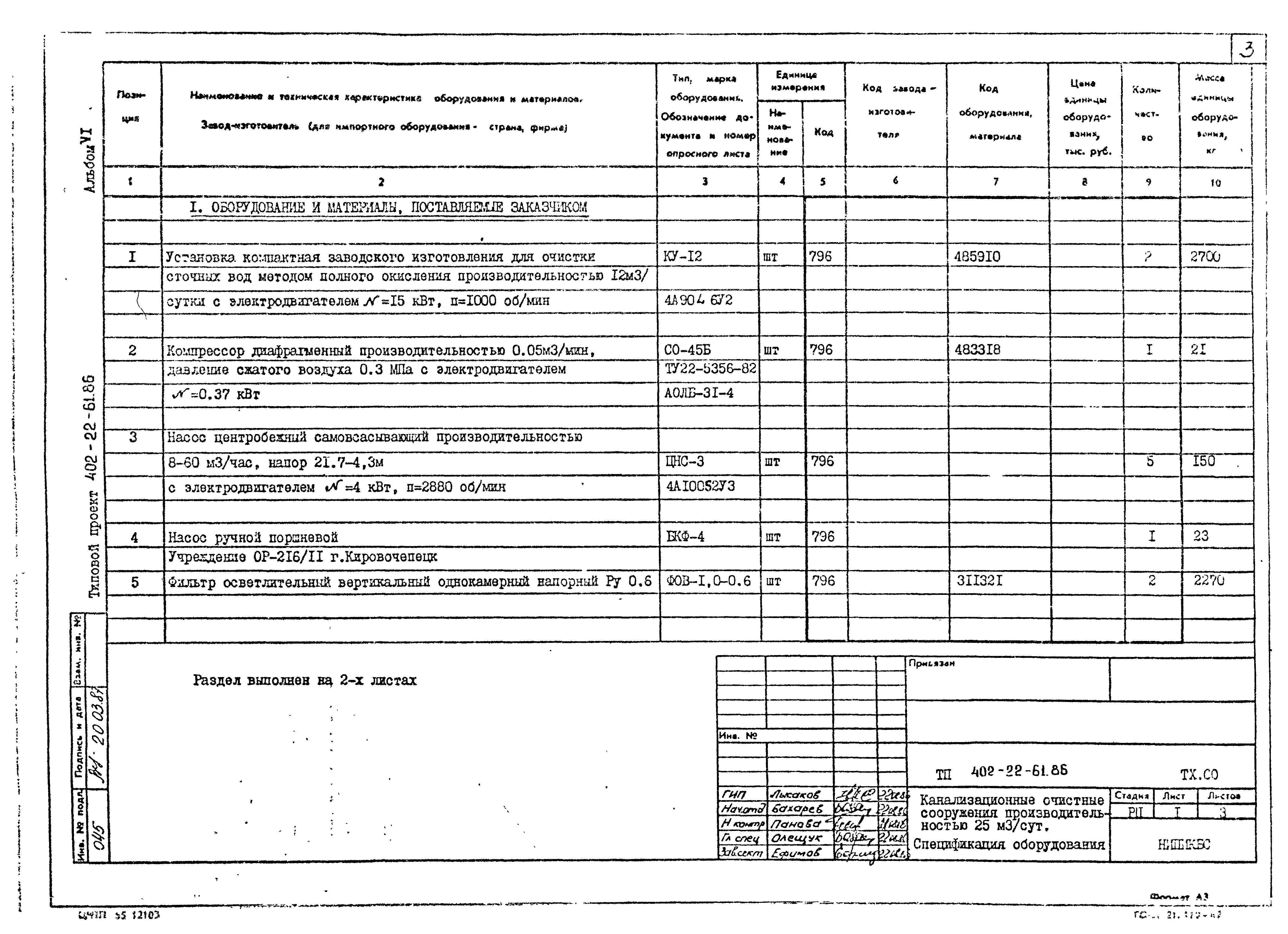 Типовой проект 402-22-61.86