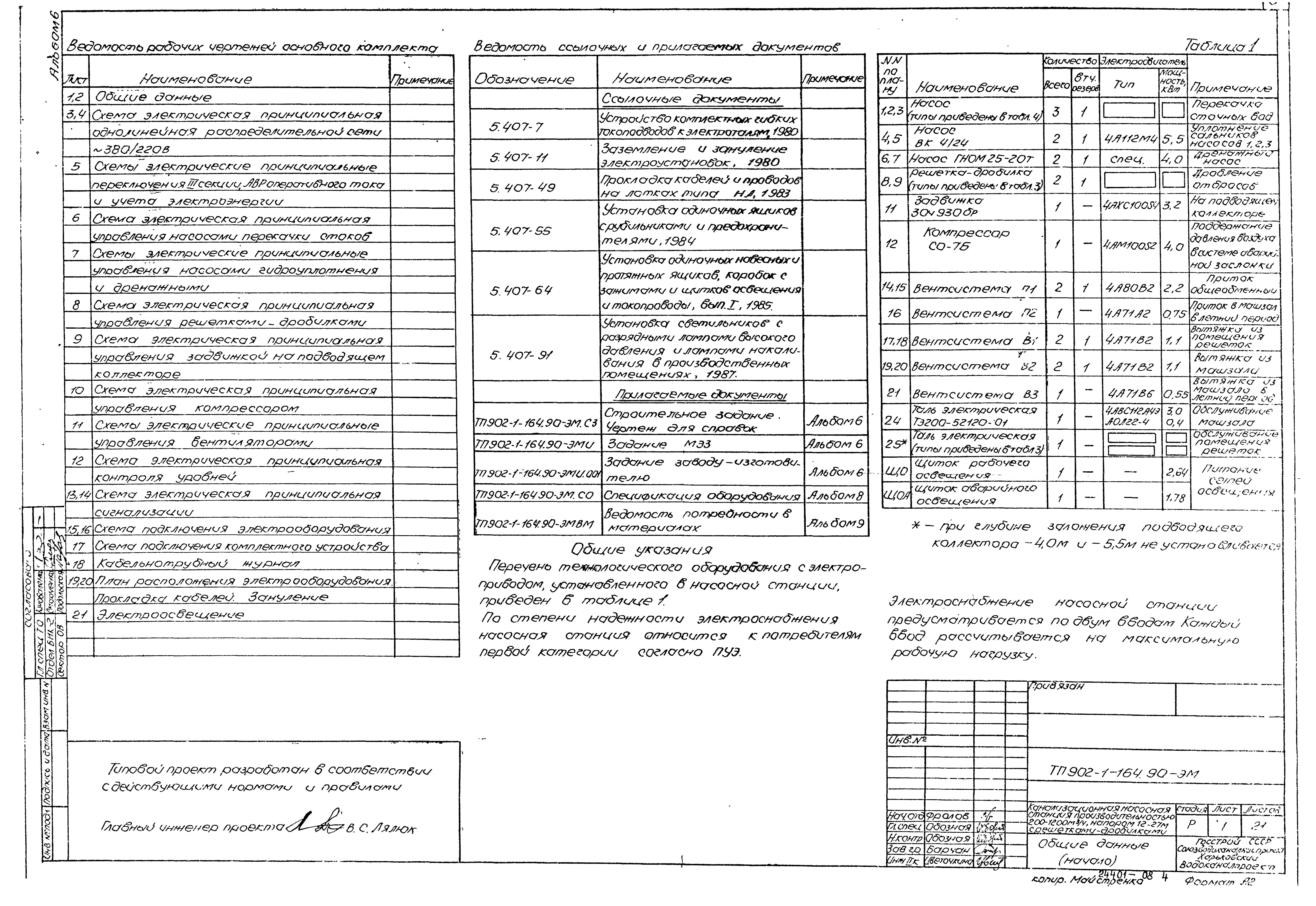 Типовой проект 902-1-167.1.90