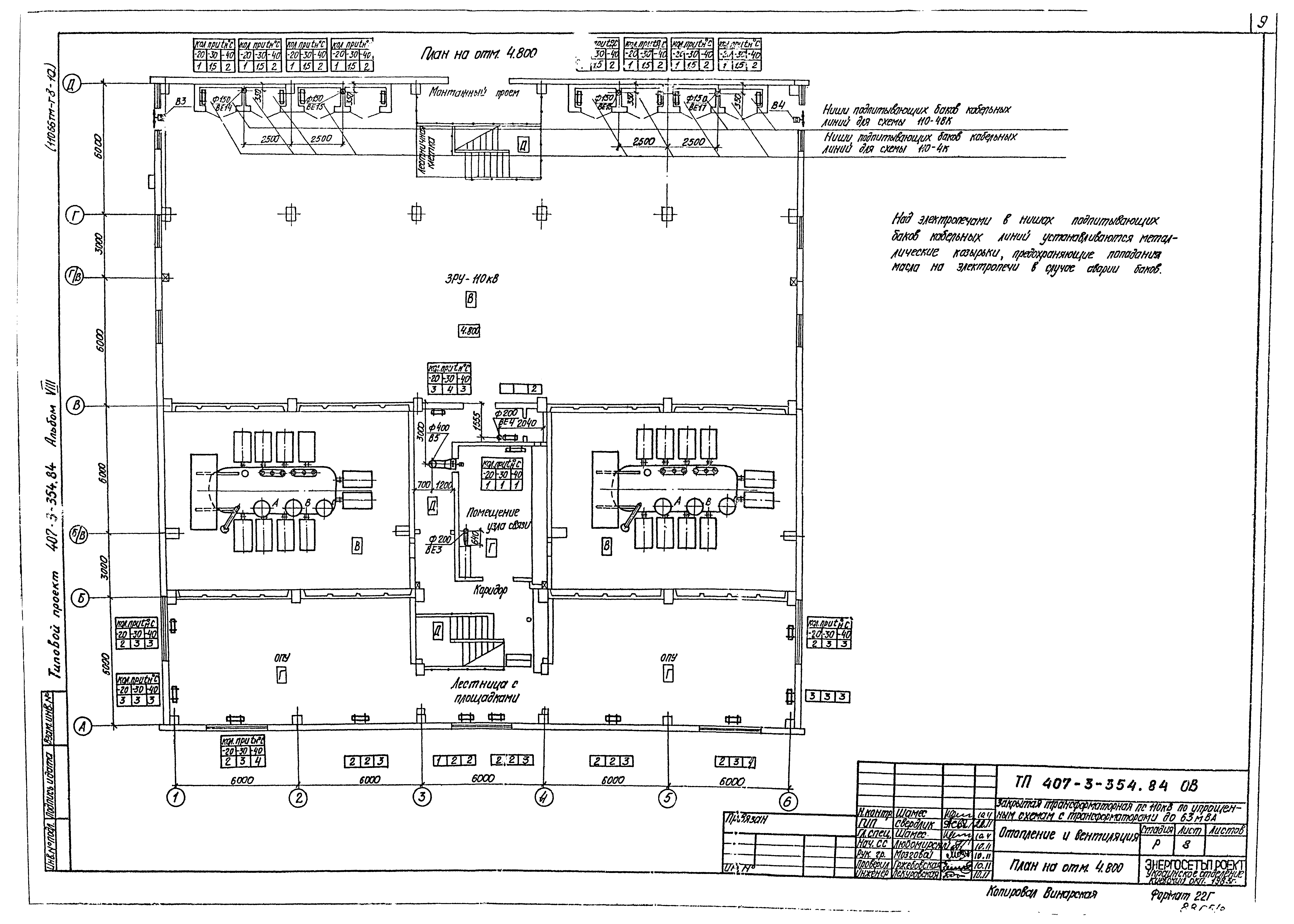 Типовой проект 407-3-354.84