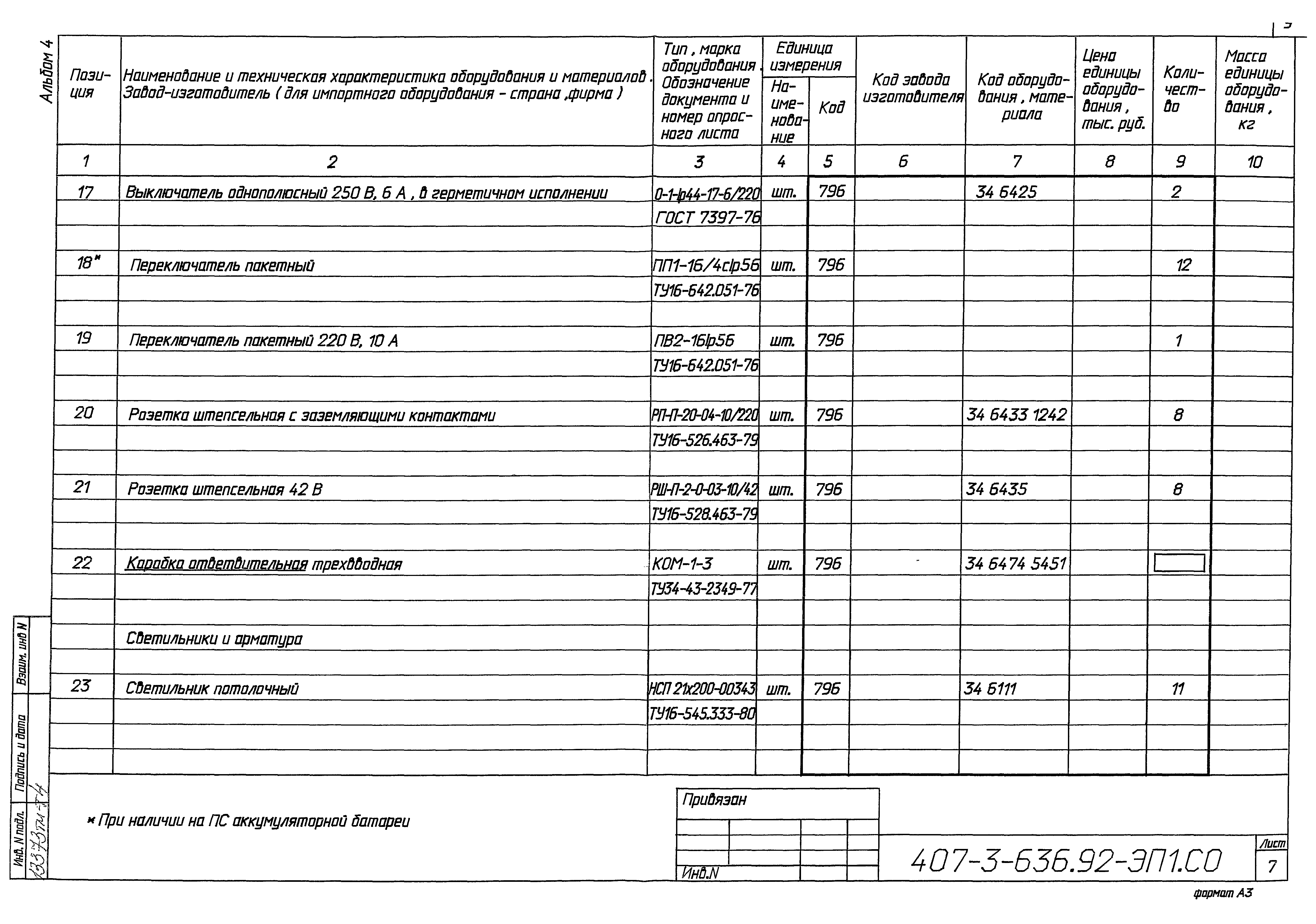 Типовой проект 407-3-636.92