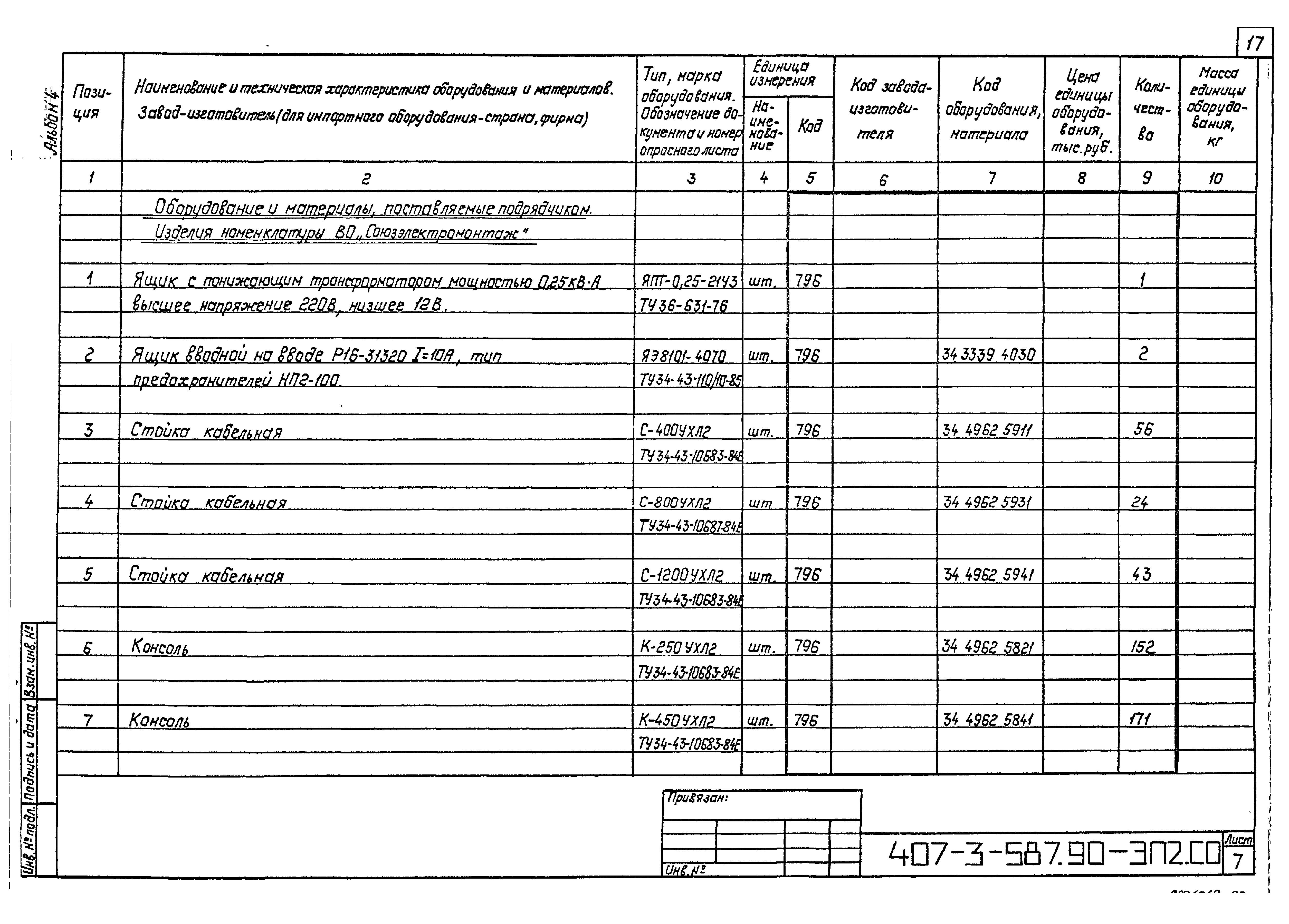 Типовой проект 407-3-587.90