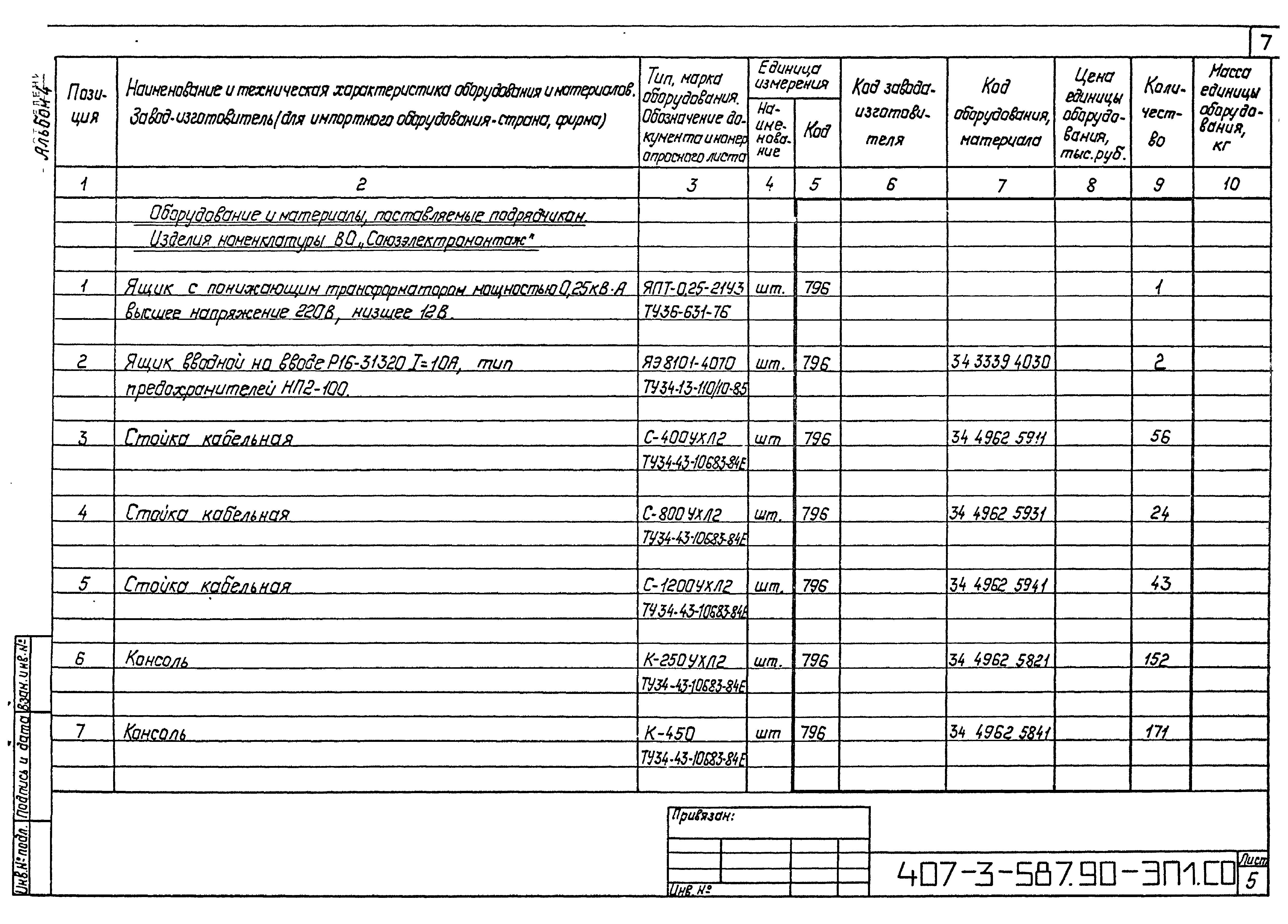 Типовой проект 407-3-587.90