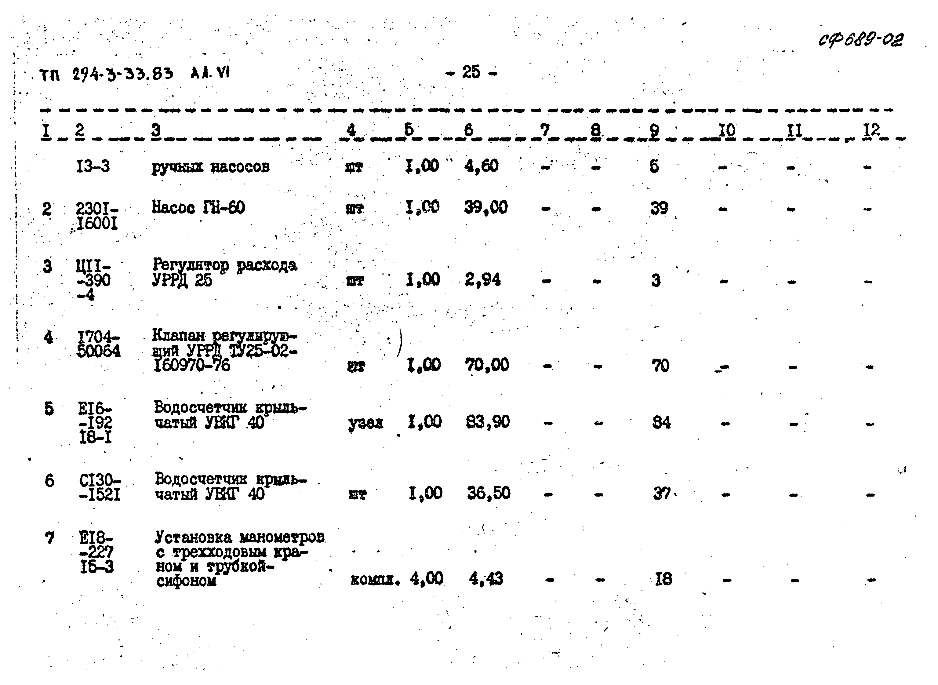 Типовой проект 294-3-33.83