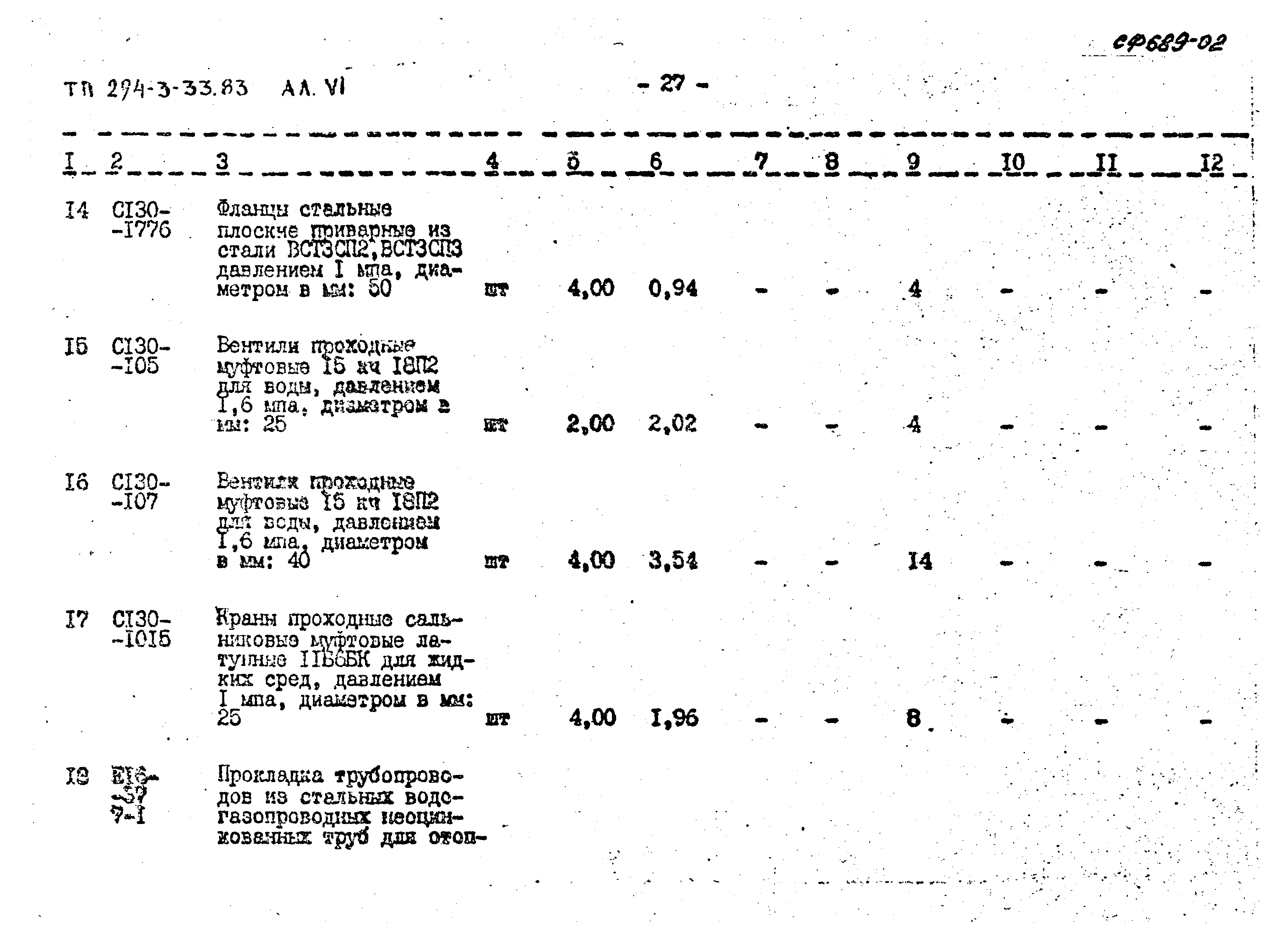 Типовой проект 294-3-33.83