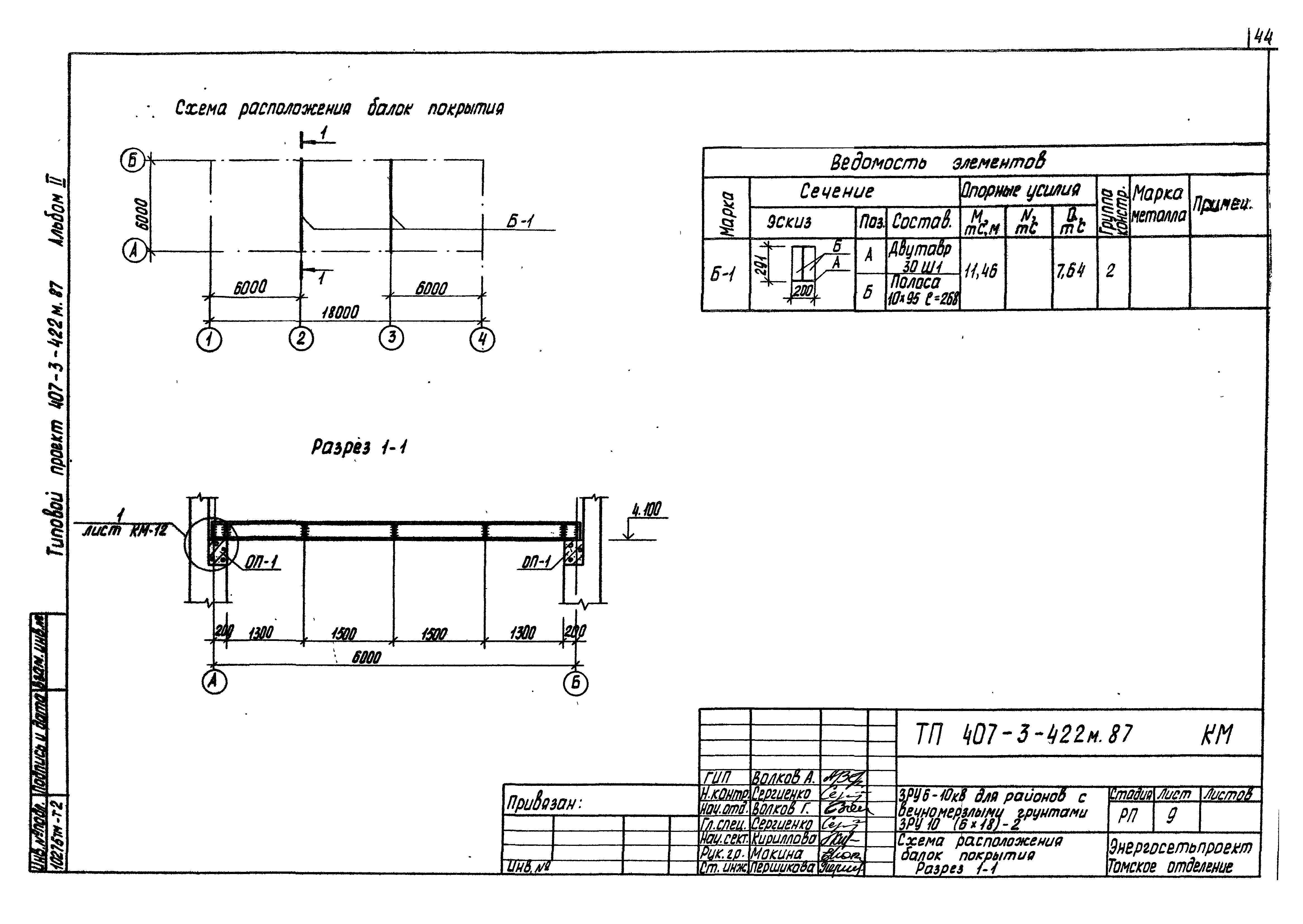 Типовой проект 407-3-422м.87