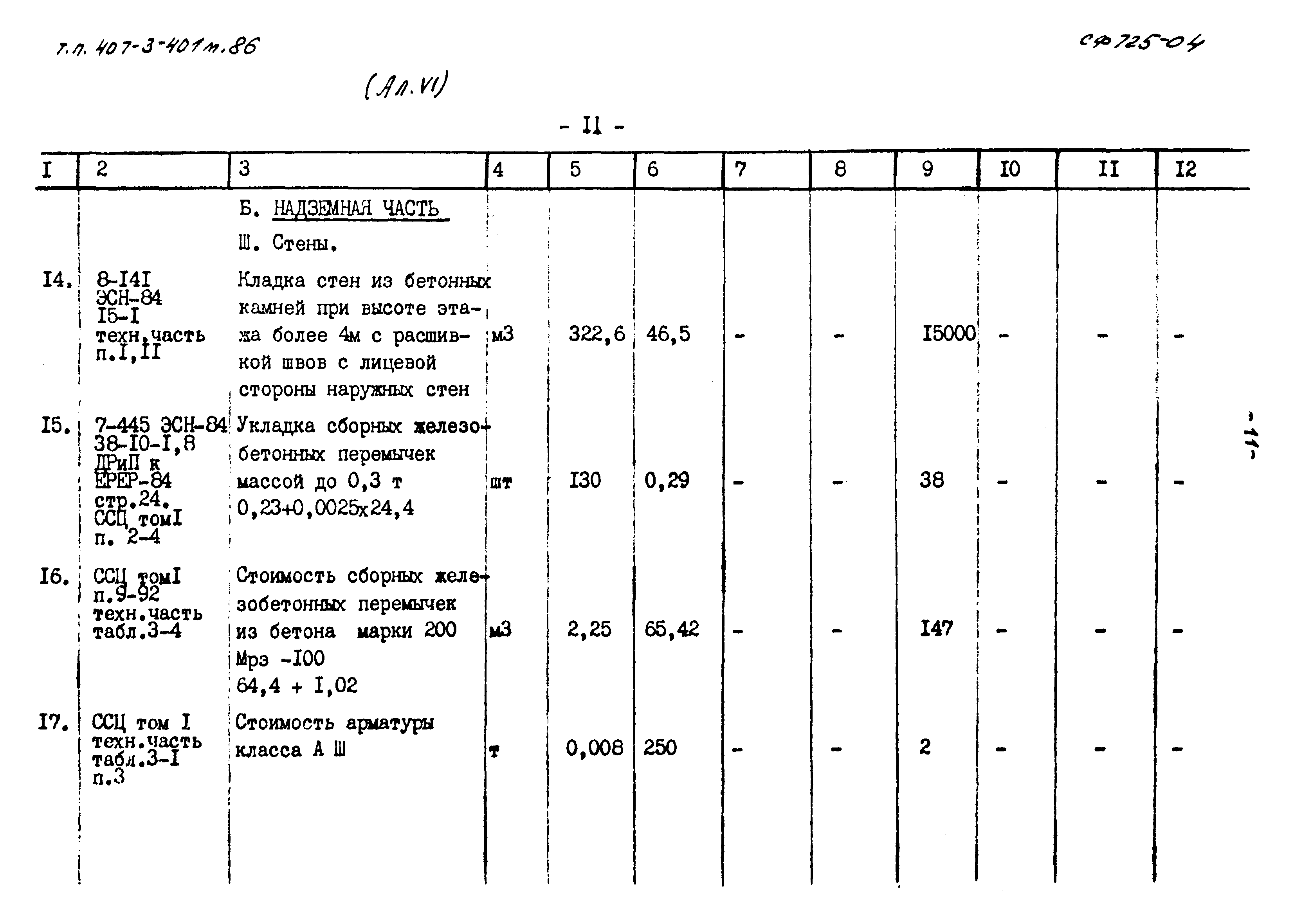 Типовой проект 407-3-401м.86