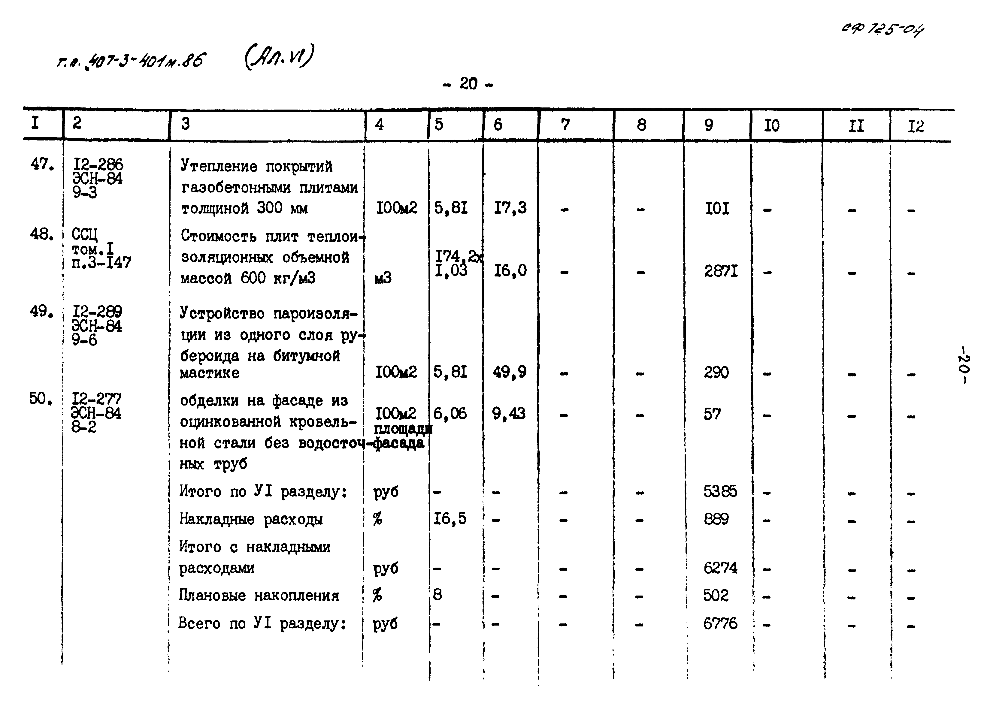 Типовой проект 407-3-401м.86