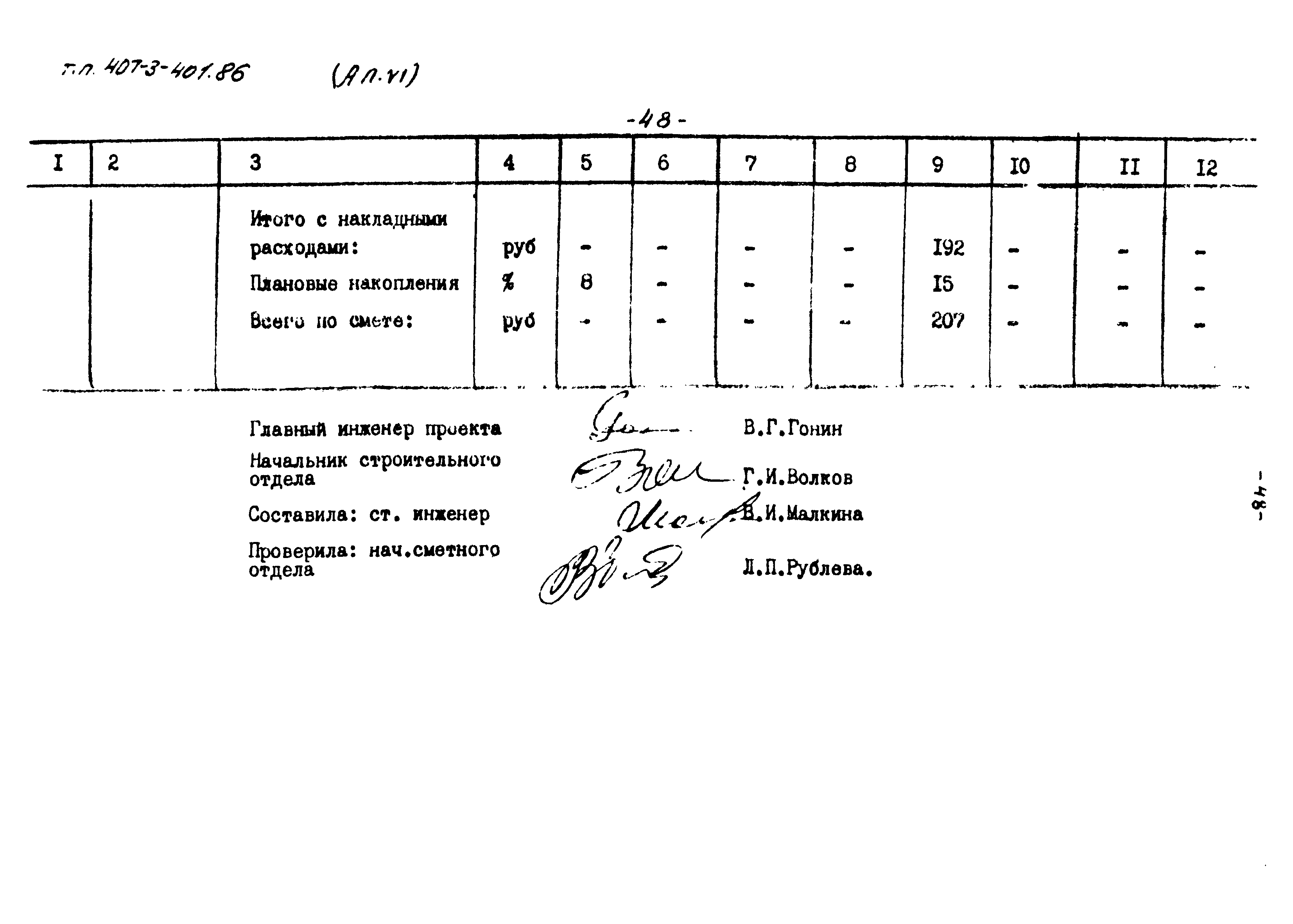 Типовой проект 407-3-401м.86