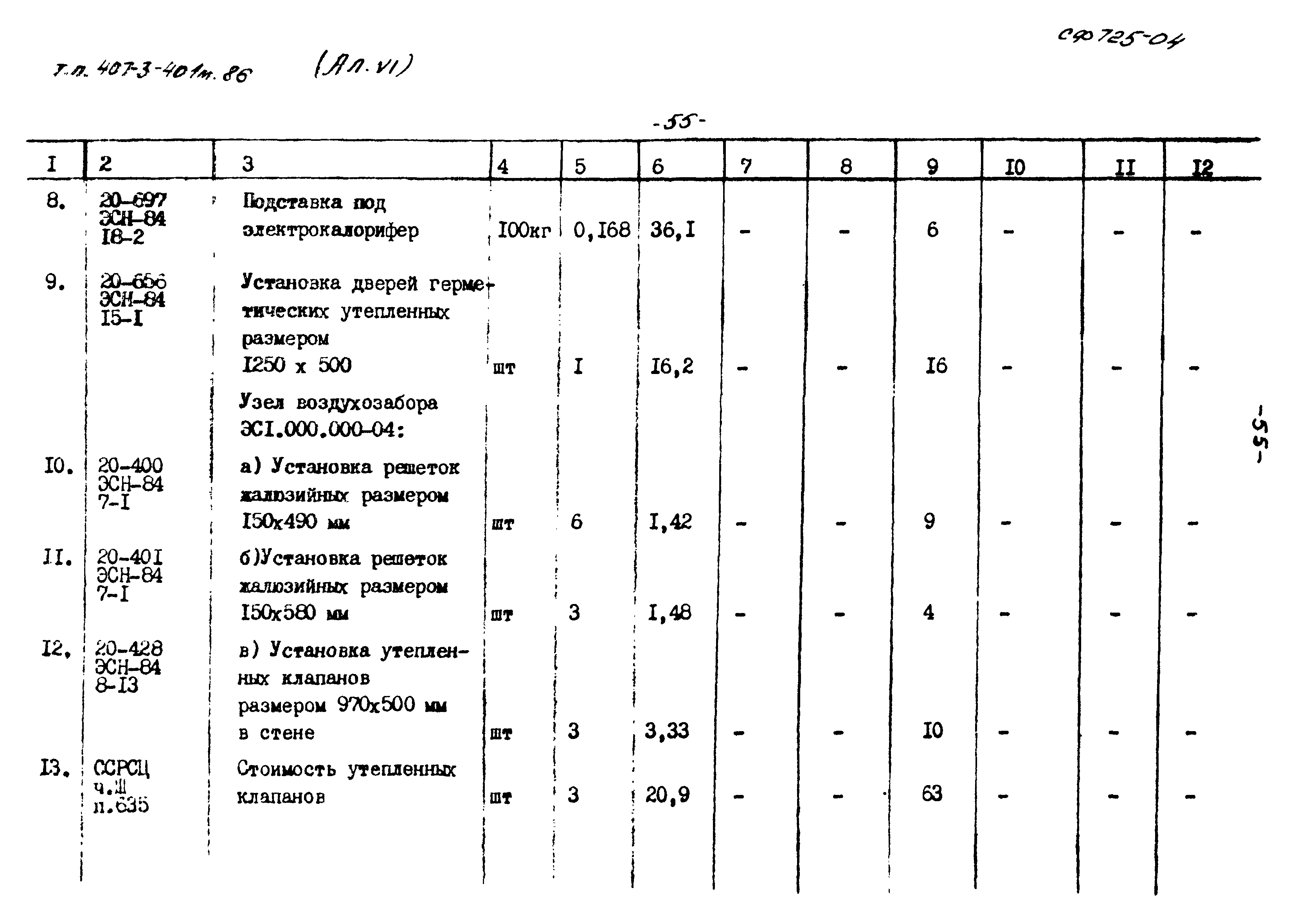 Типовой проект 407-3-401м.86