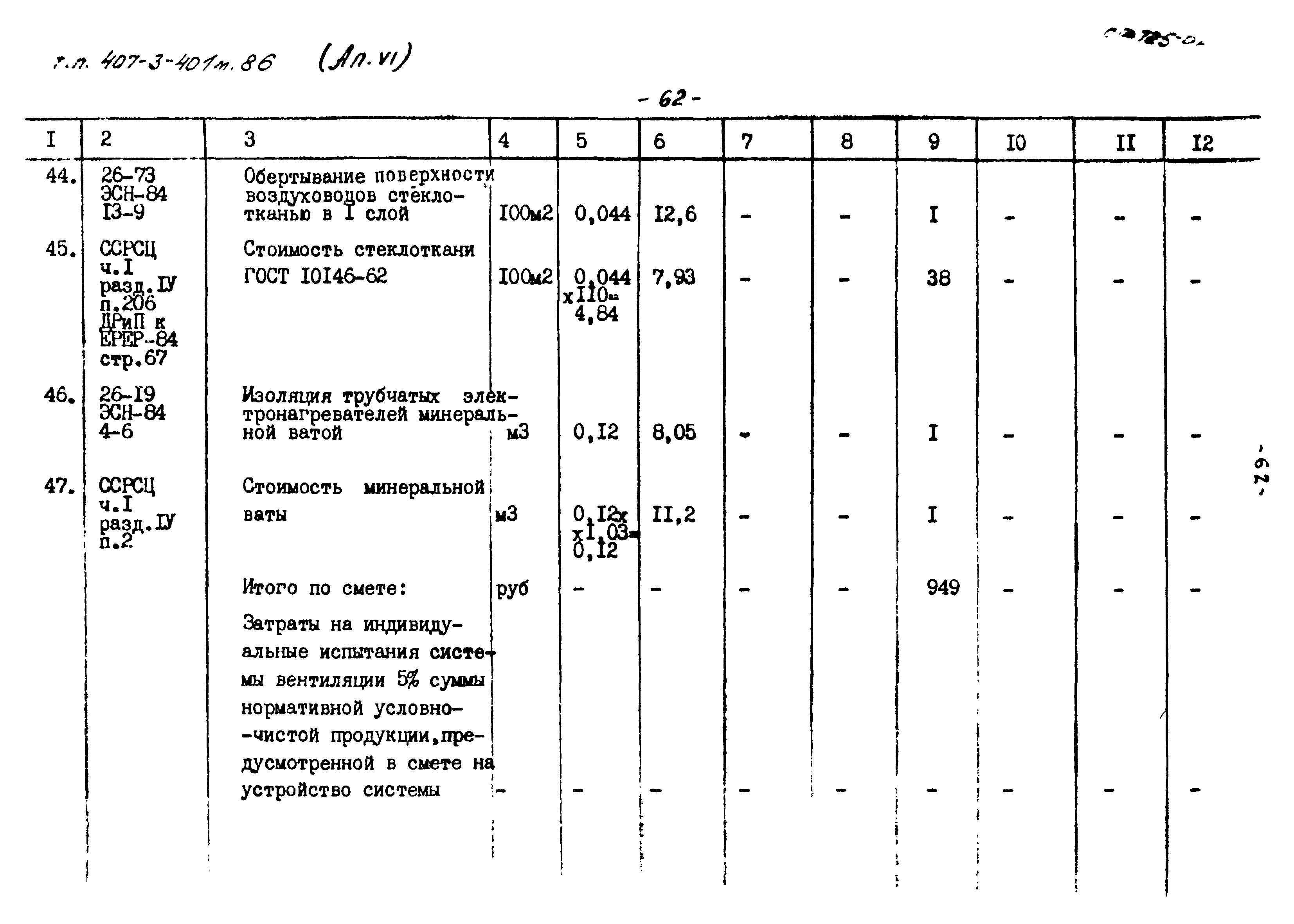 Типовой проект 407-3-401м.86