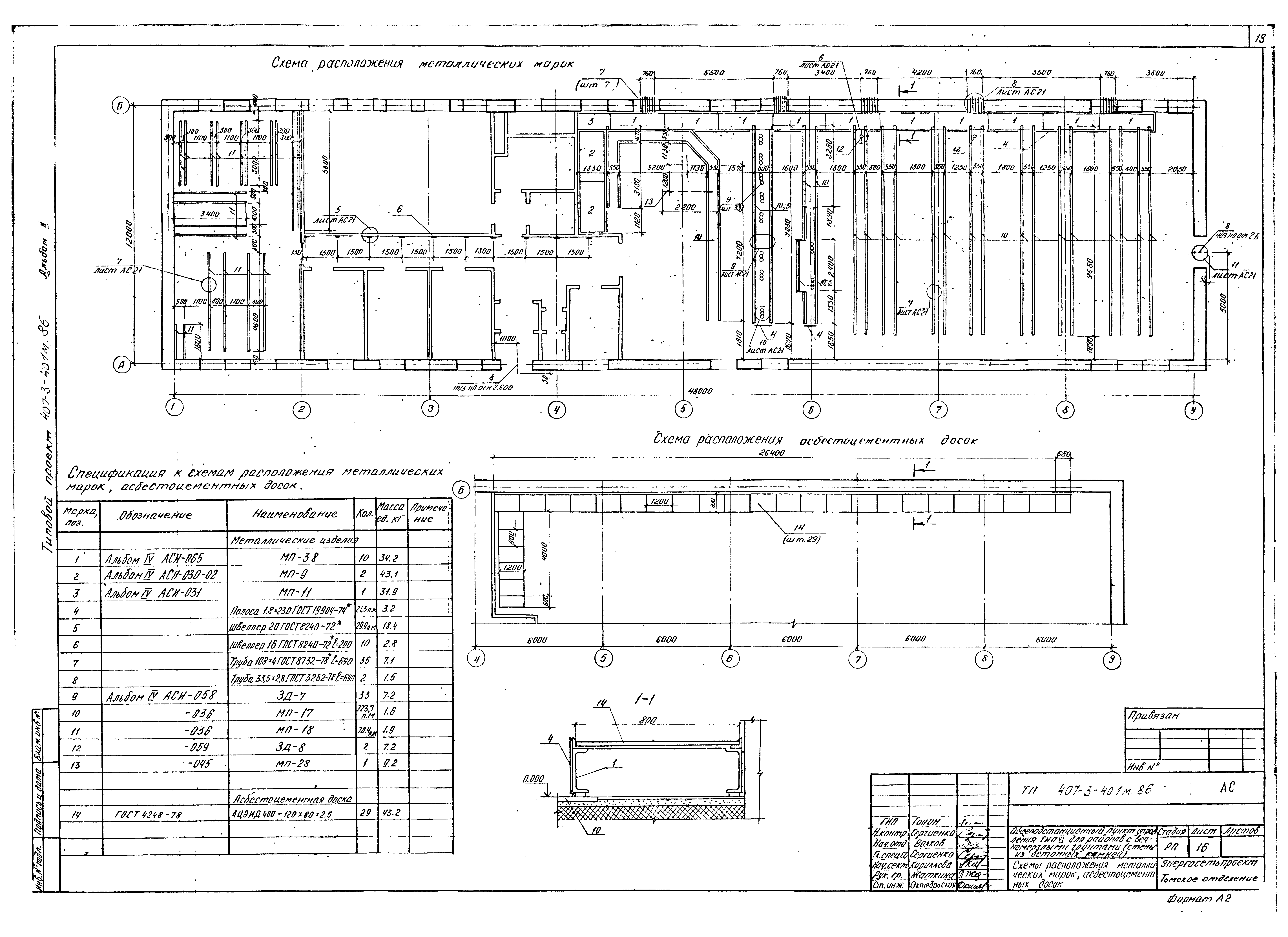 Типовой проект 407-3-401м.86