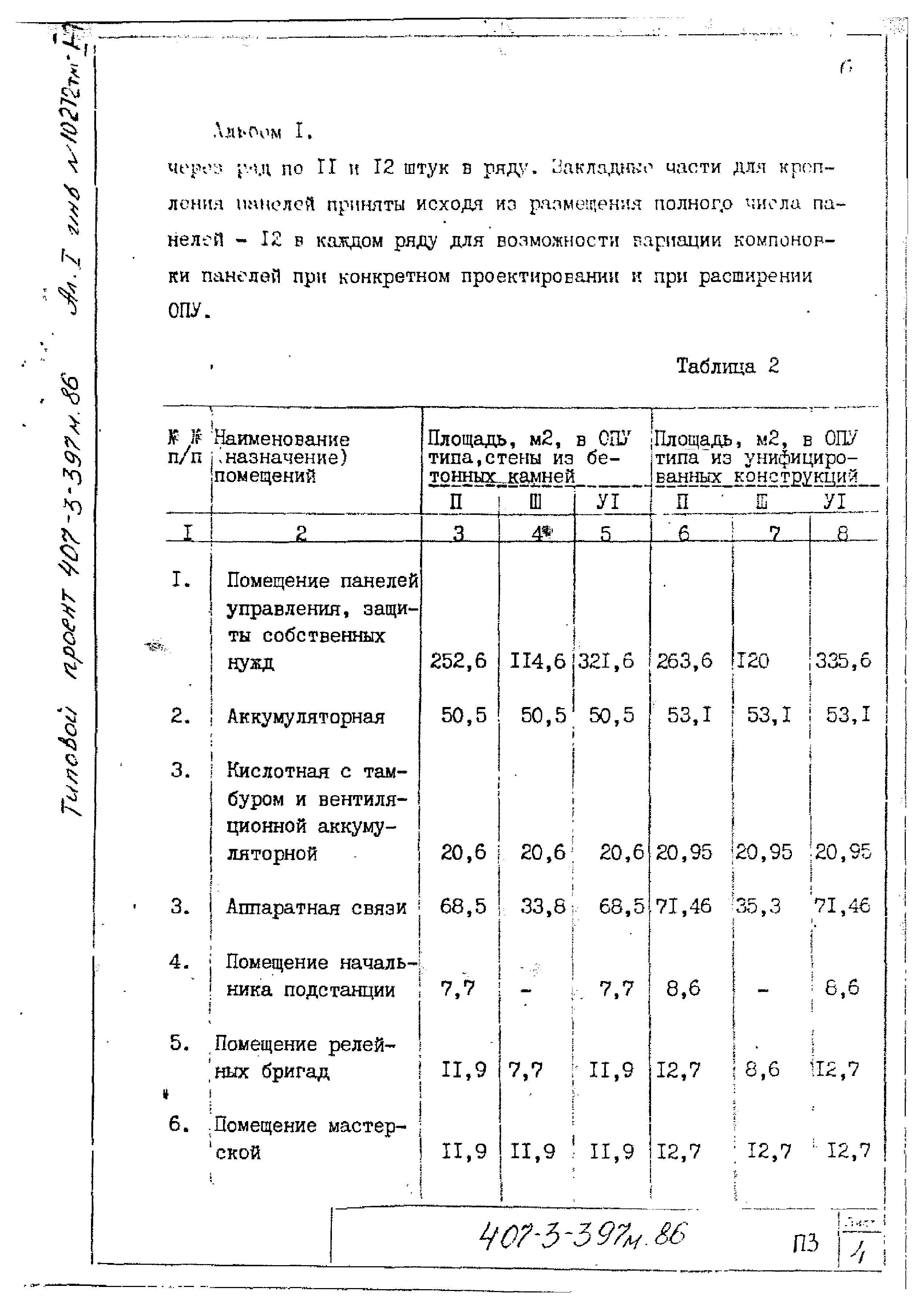 Типовой проект 407-3-401м.86