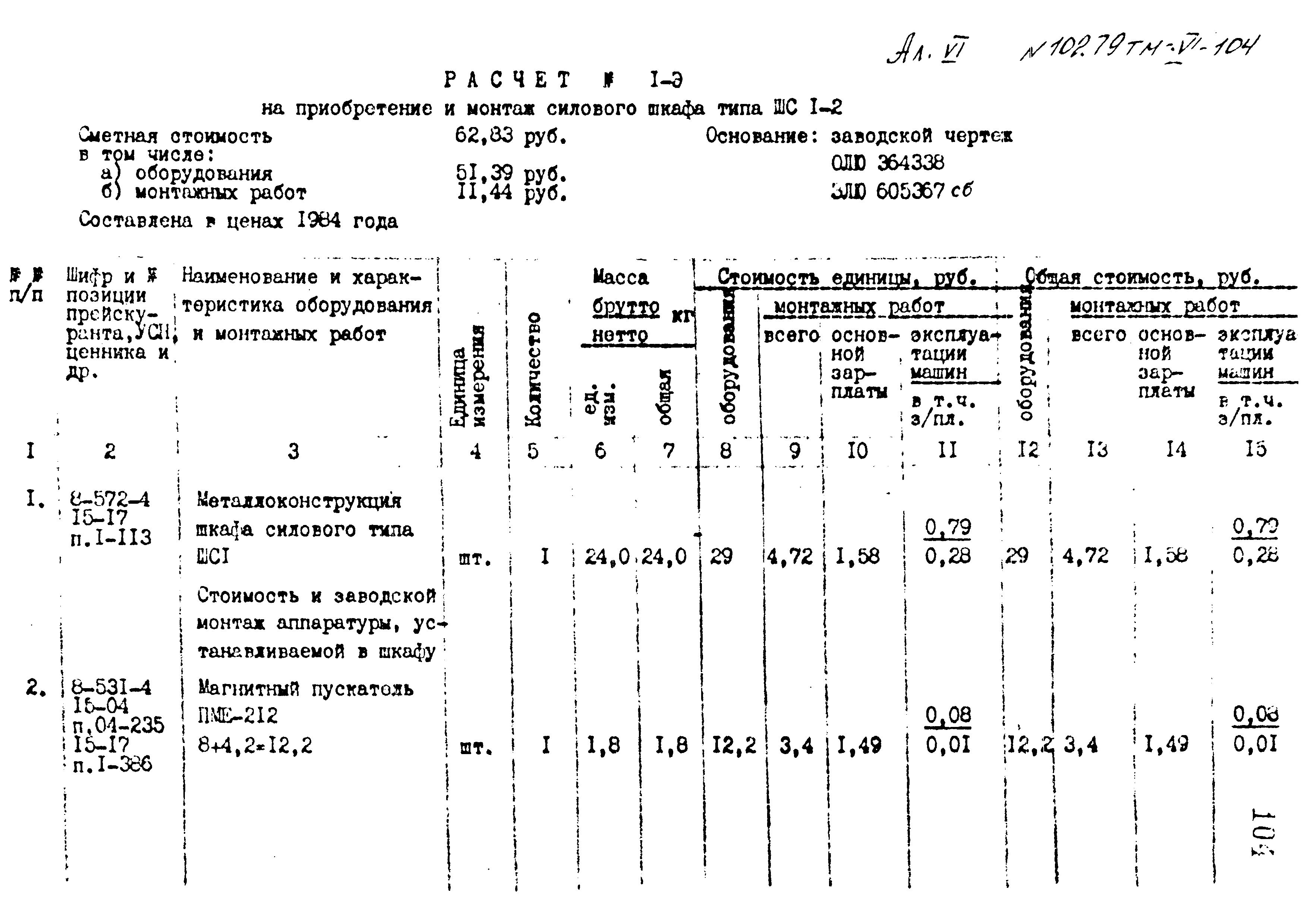 Типовой проект 407-3-400м.86