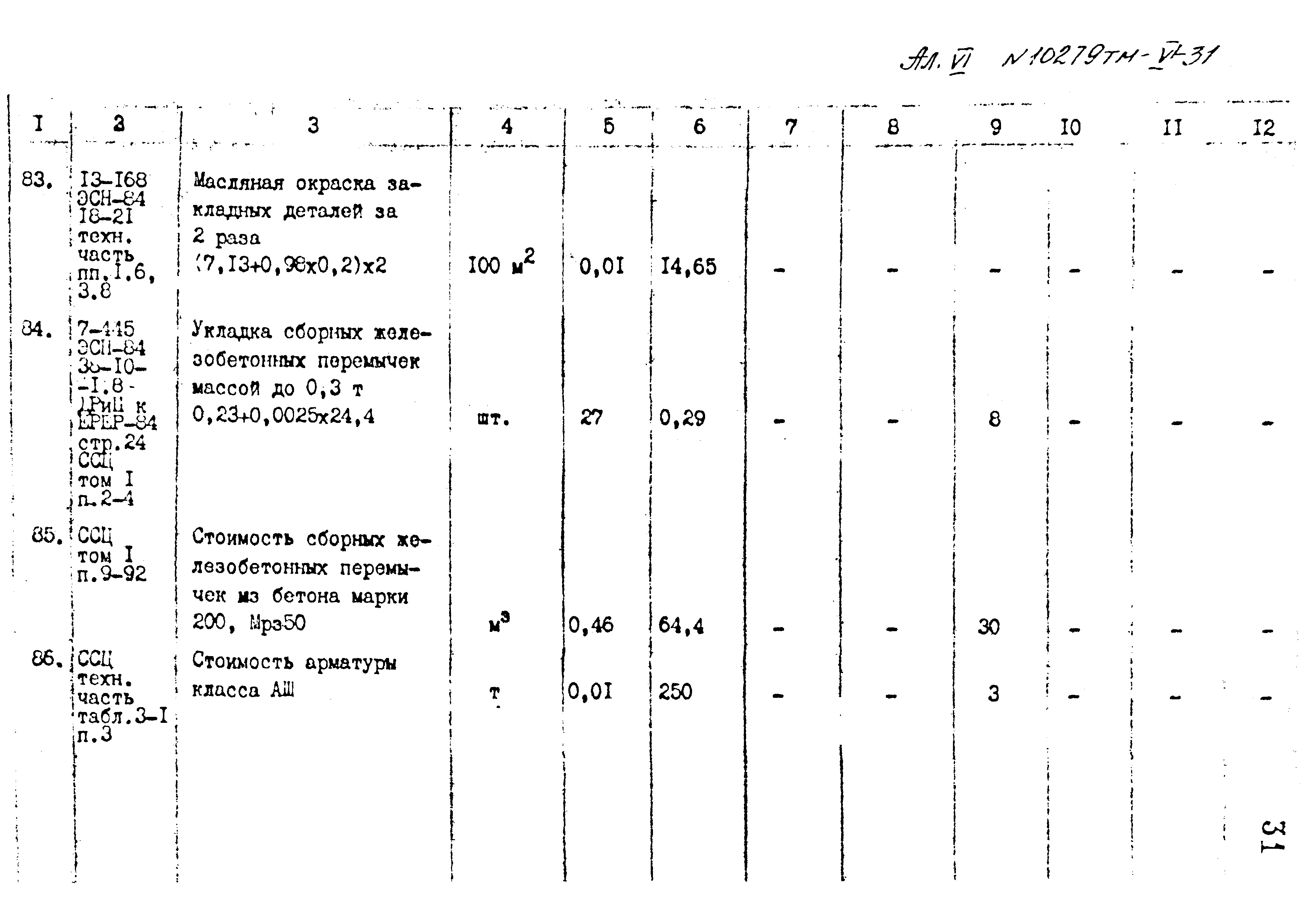 Типовой проект 407-3-400м.86