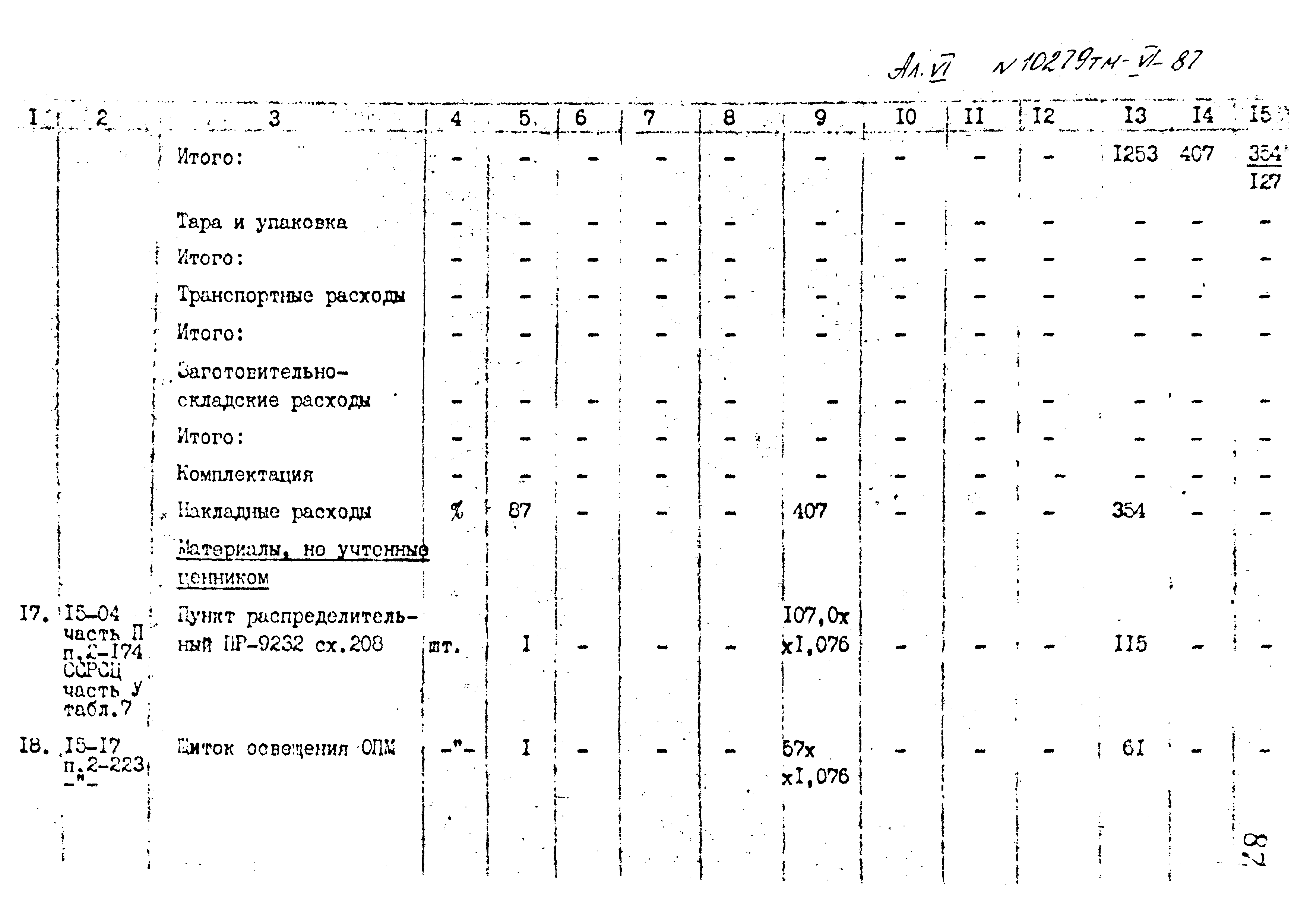 Типовой проект 407-3-400м.86