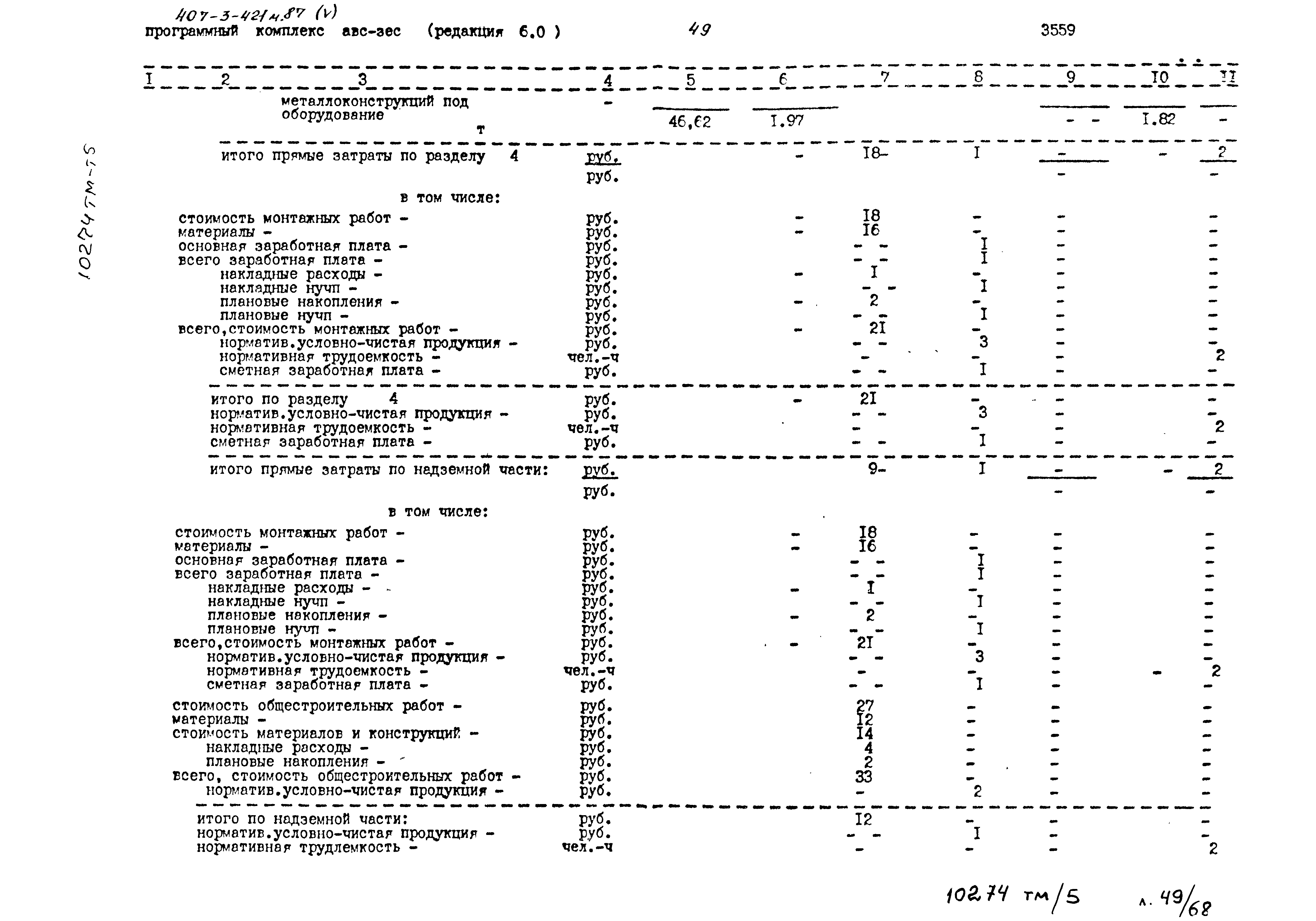 Типовой проект 407-3-421м.87