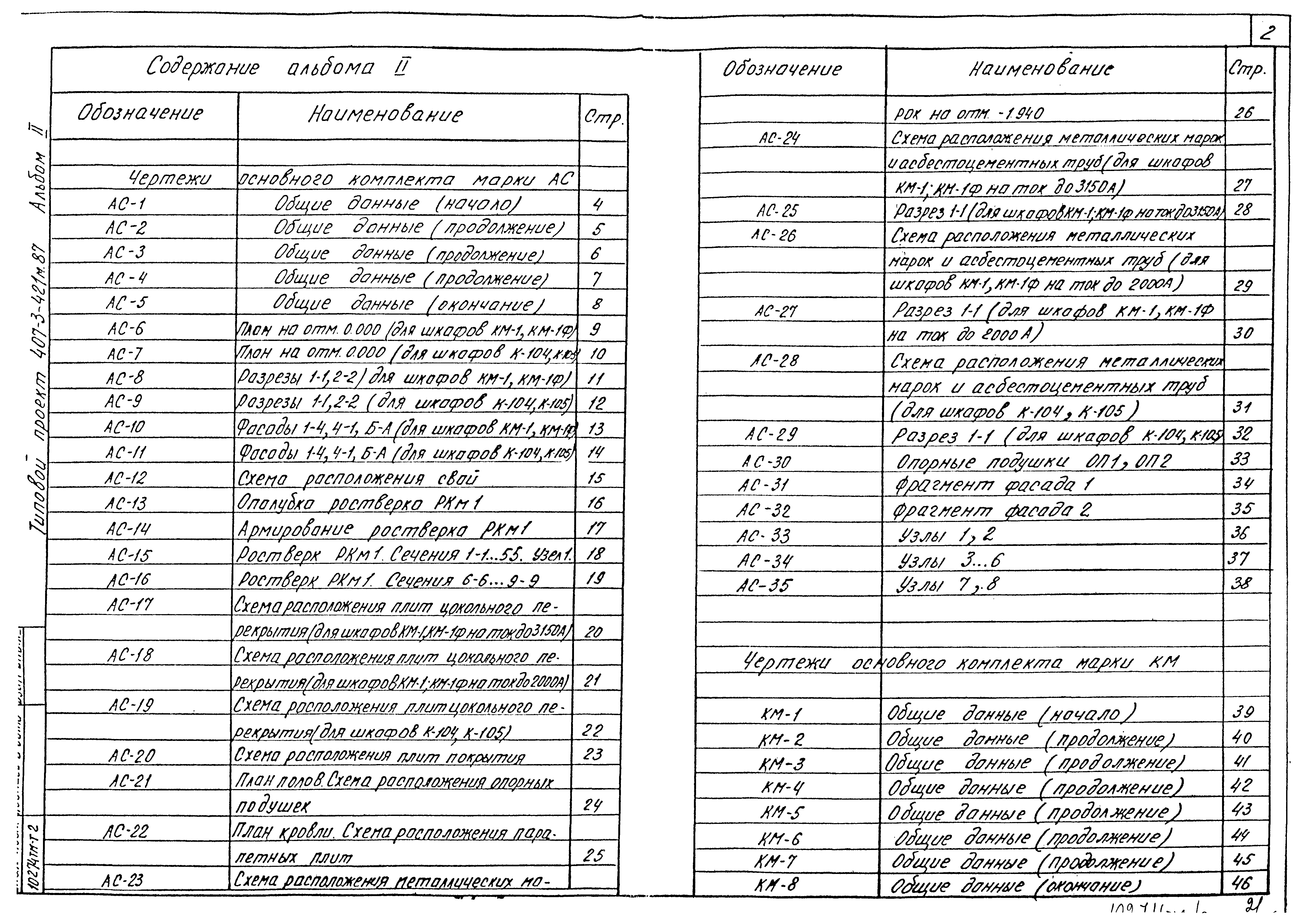 Типовой проект 407-3-421м.87