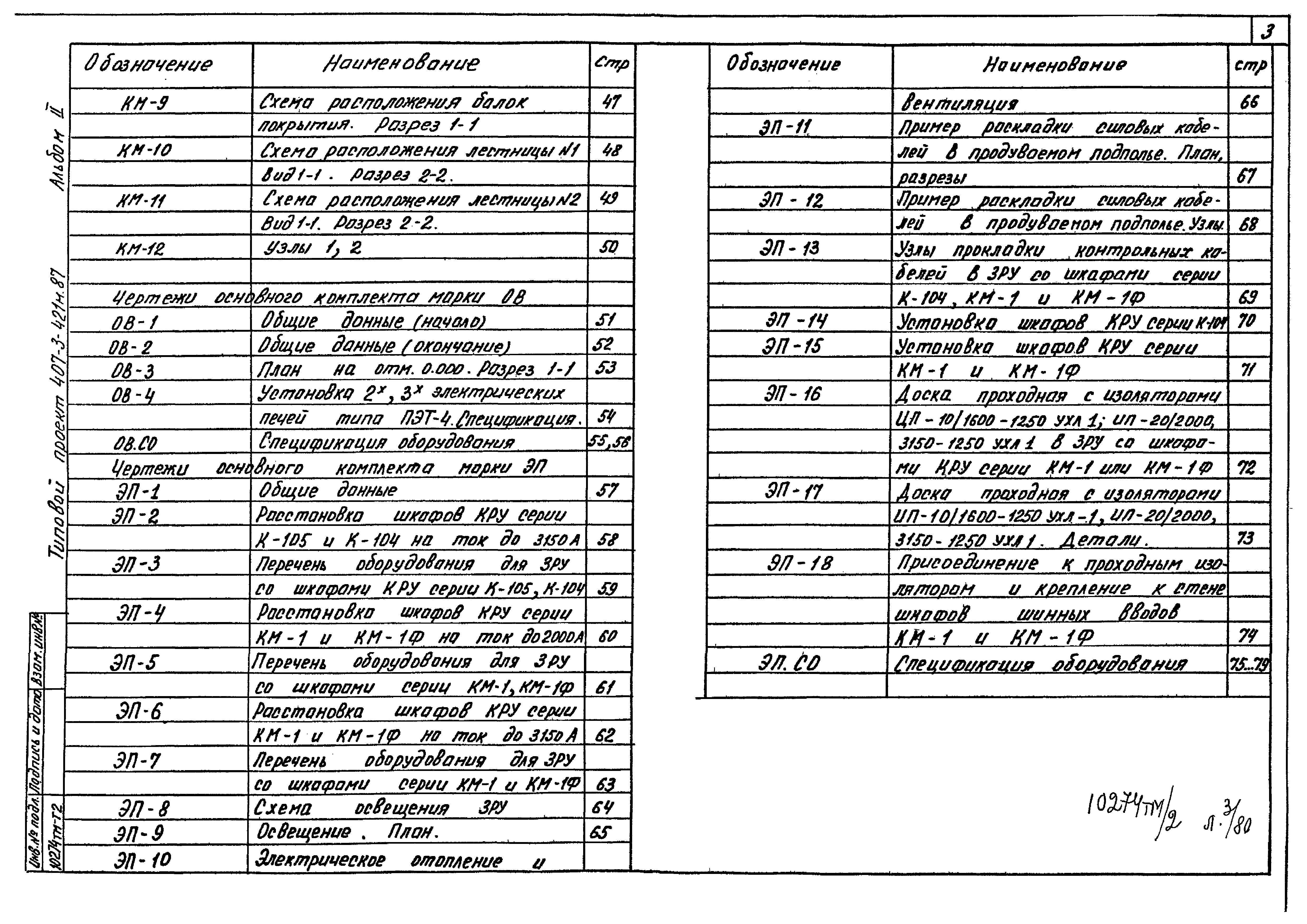 Типовой проект 407-3-421м.87