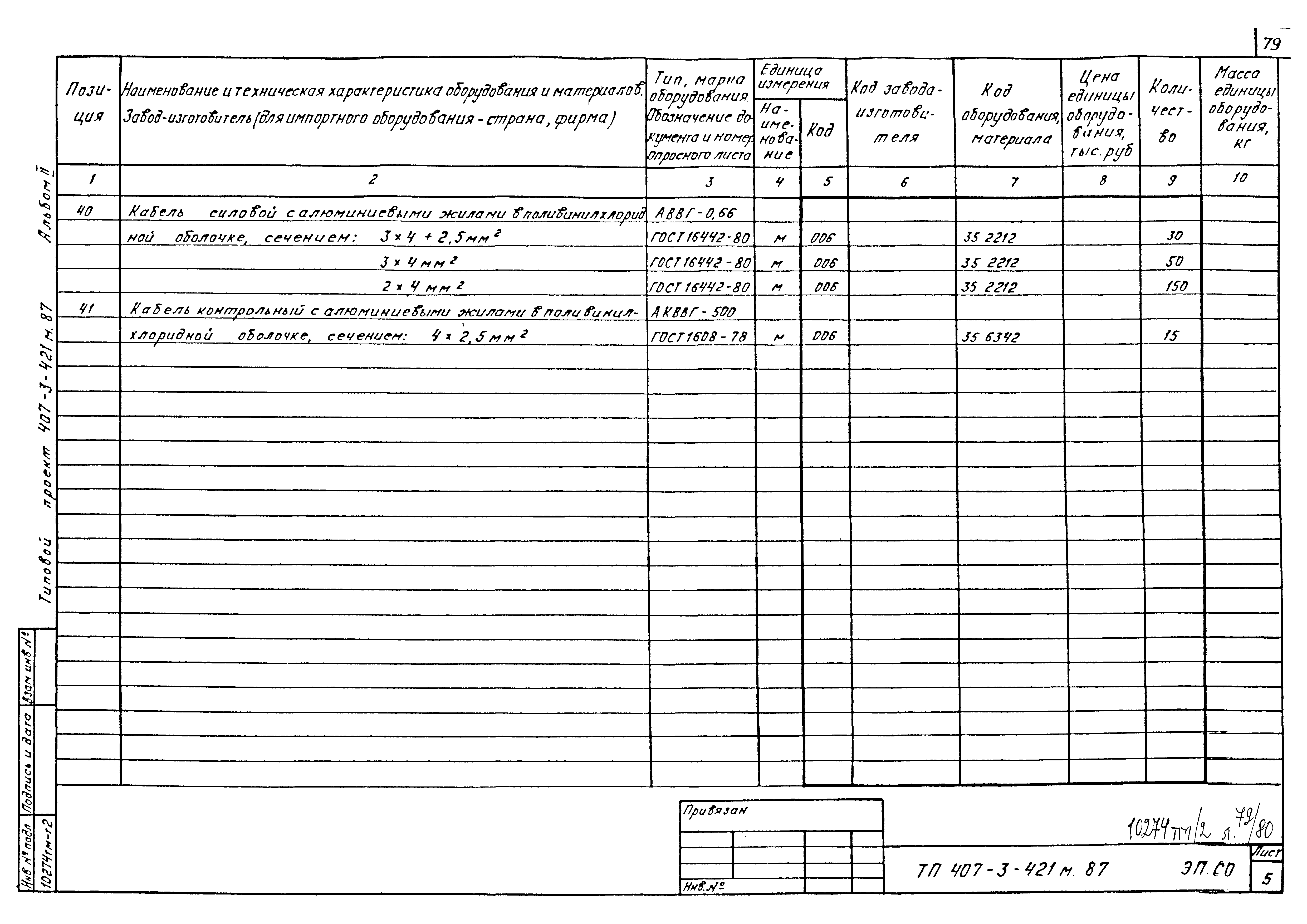 Типовой проект 407-3-421м.87