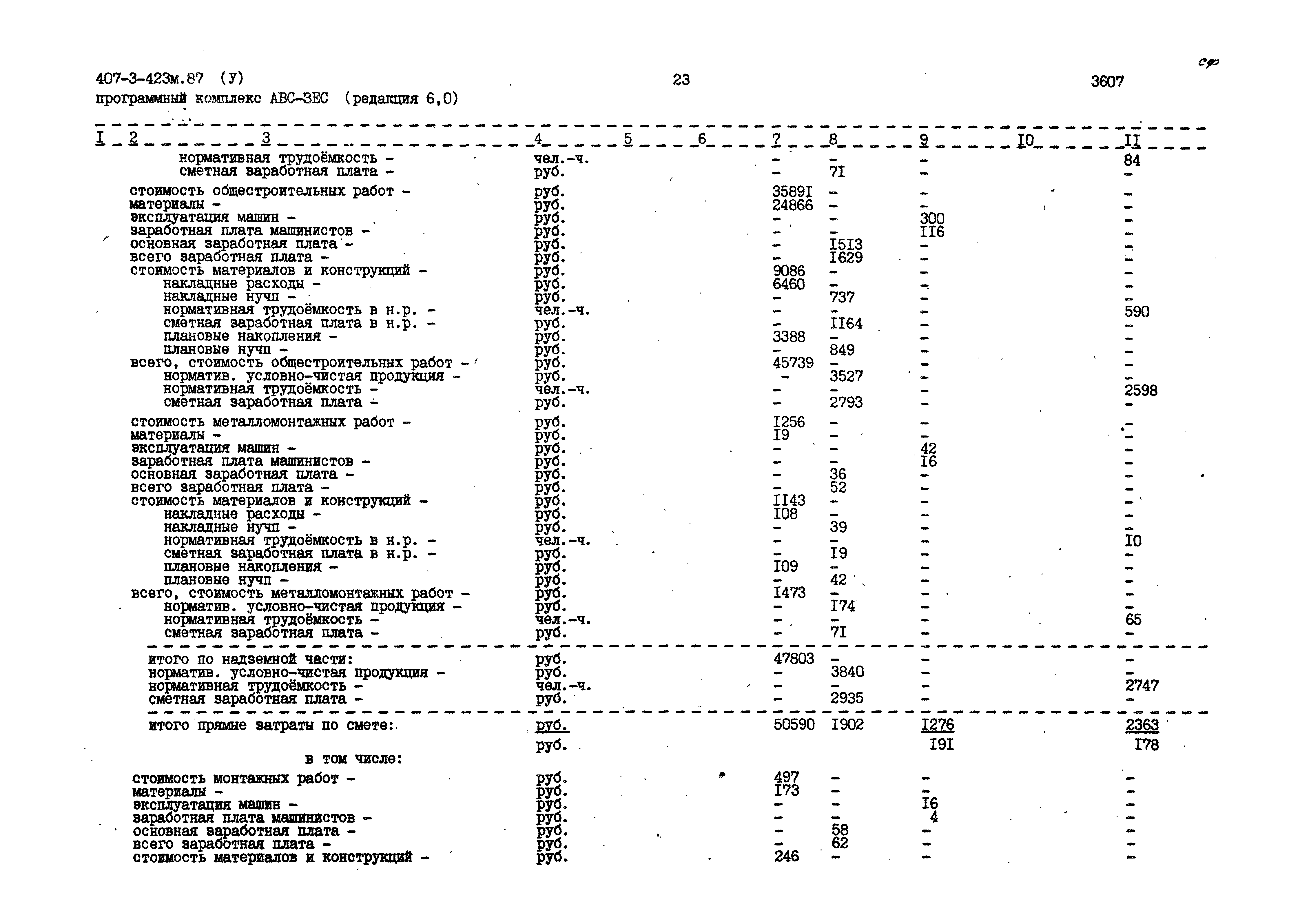 Типовой проект 407-3-423м.87