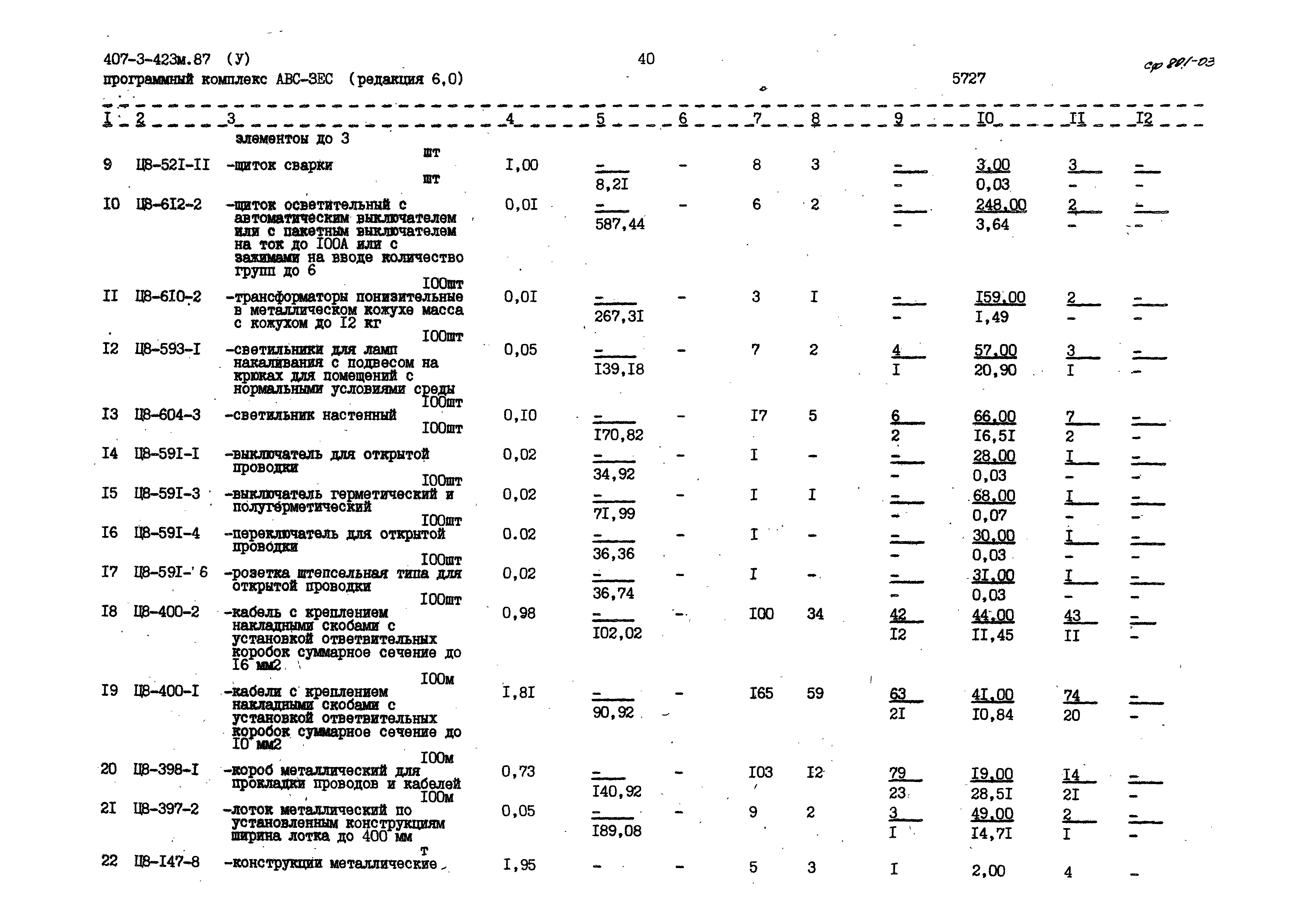 Типовой проект 407-3-423м.87