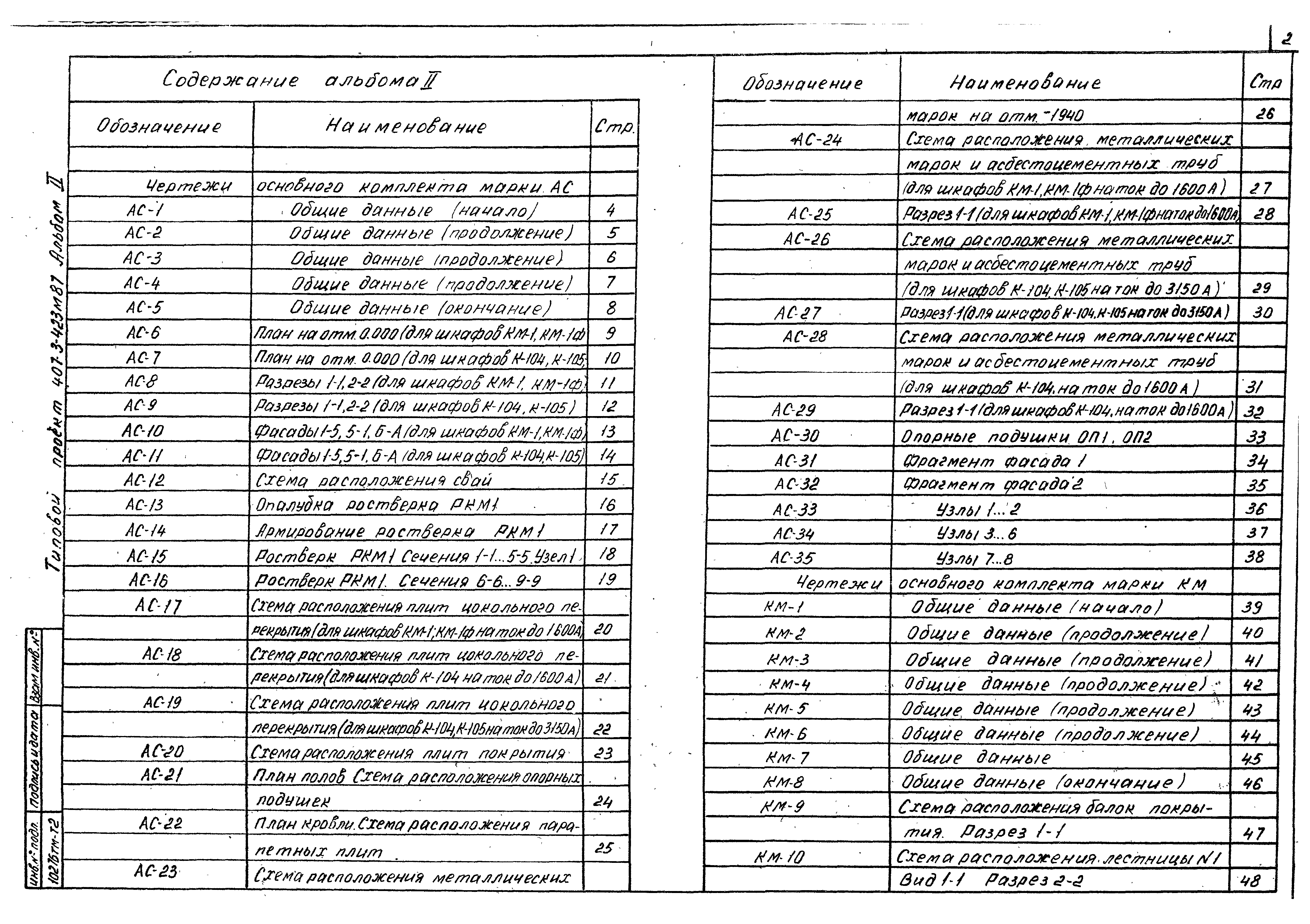 Типовой проект 407-3-423м.87