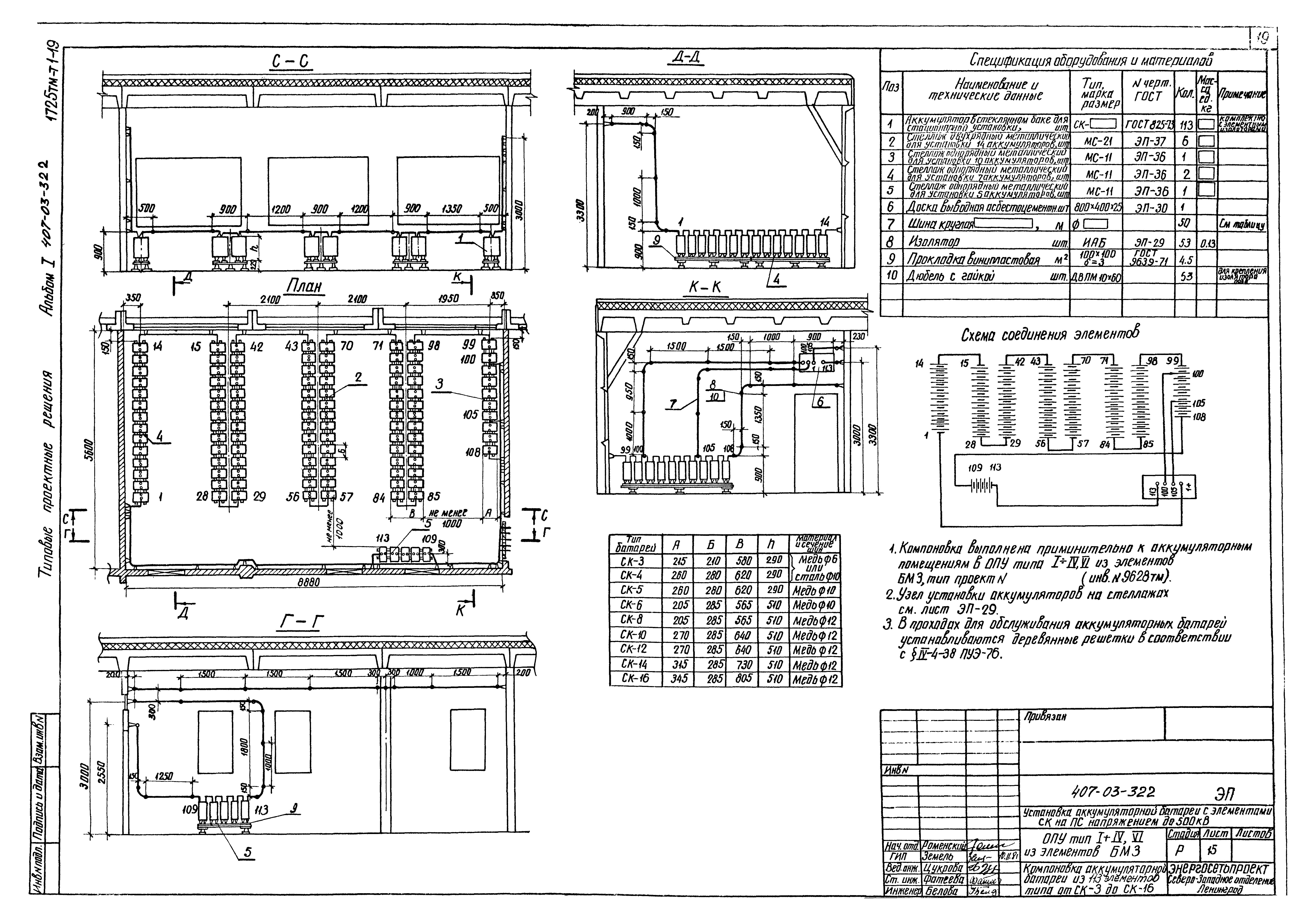 Типовые проектные решения 407-03-322