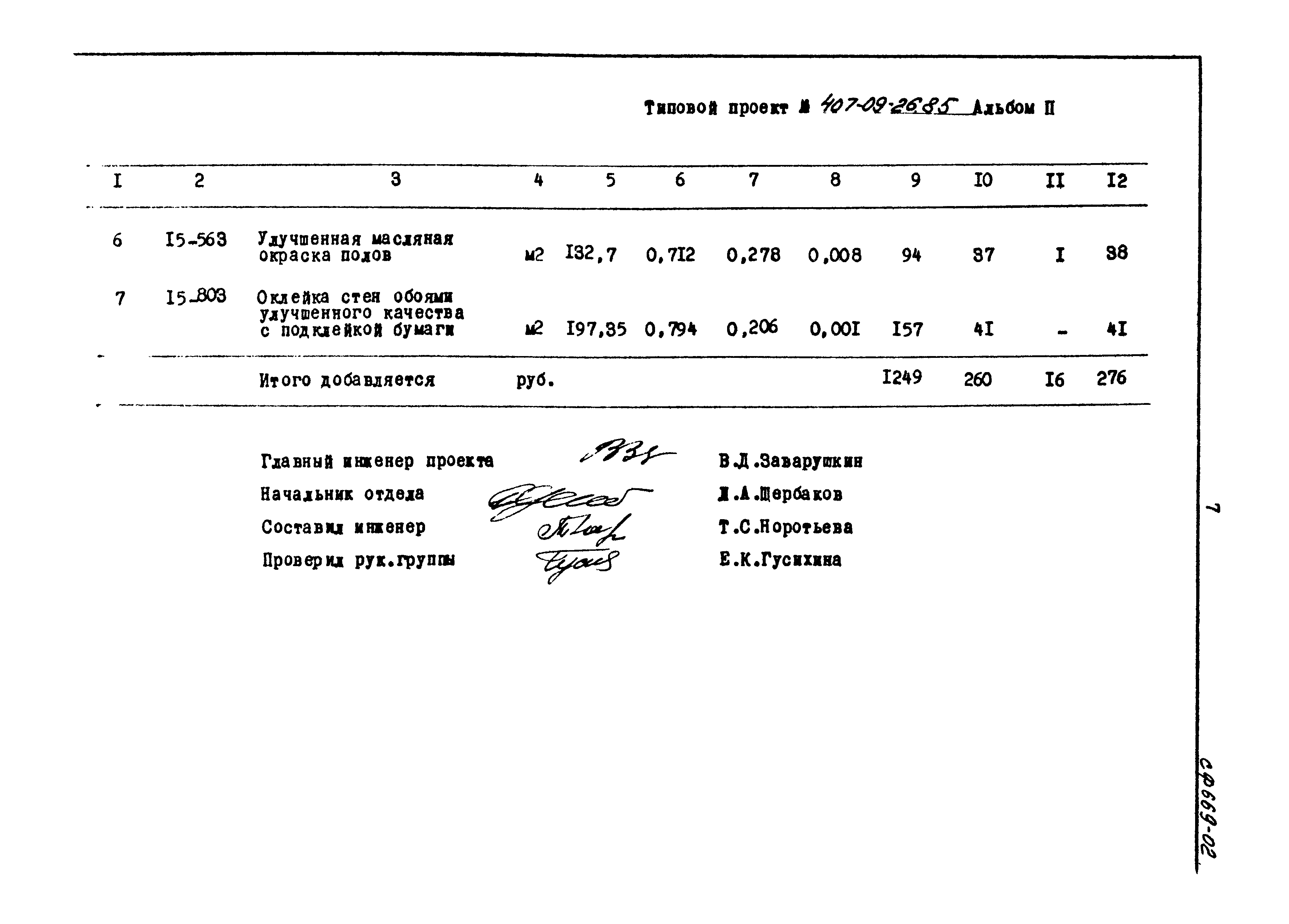 Типовые проектные решения 407-09-26.85