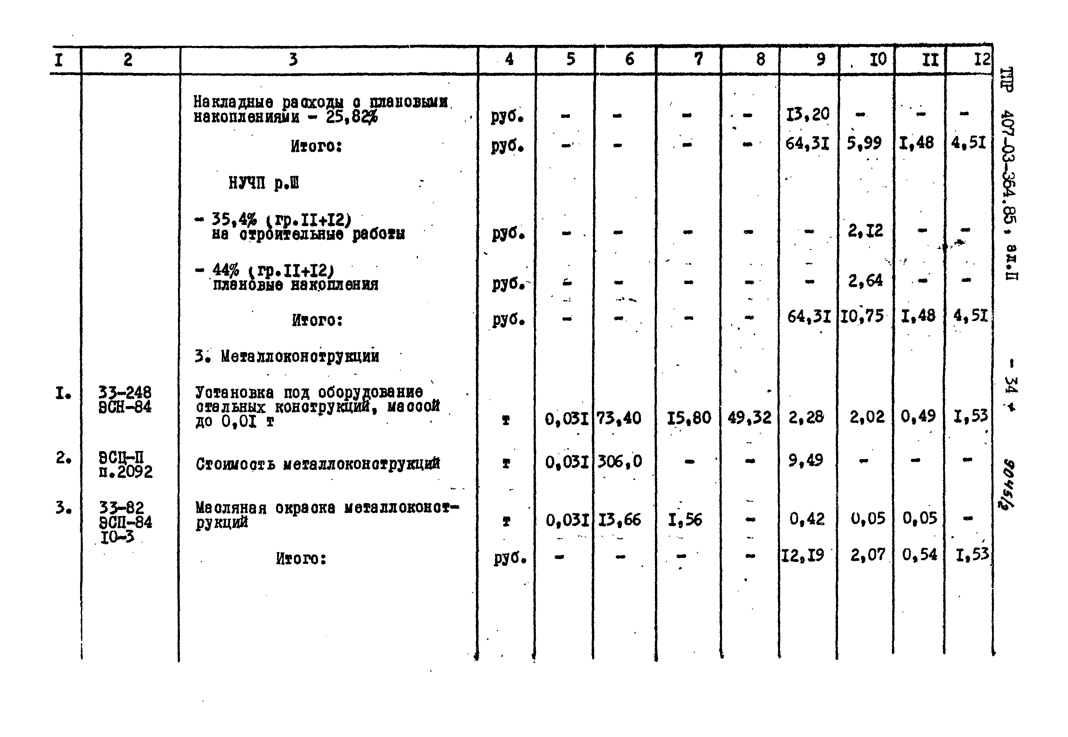 Типовые проектные решения 407-03-364.85