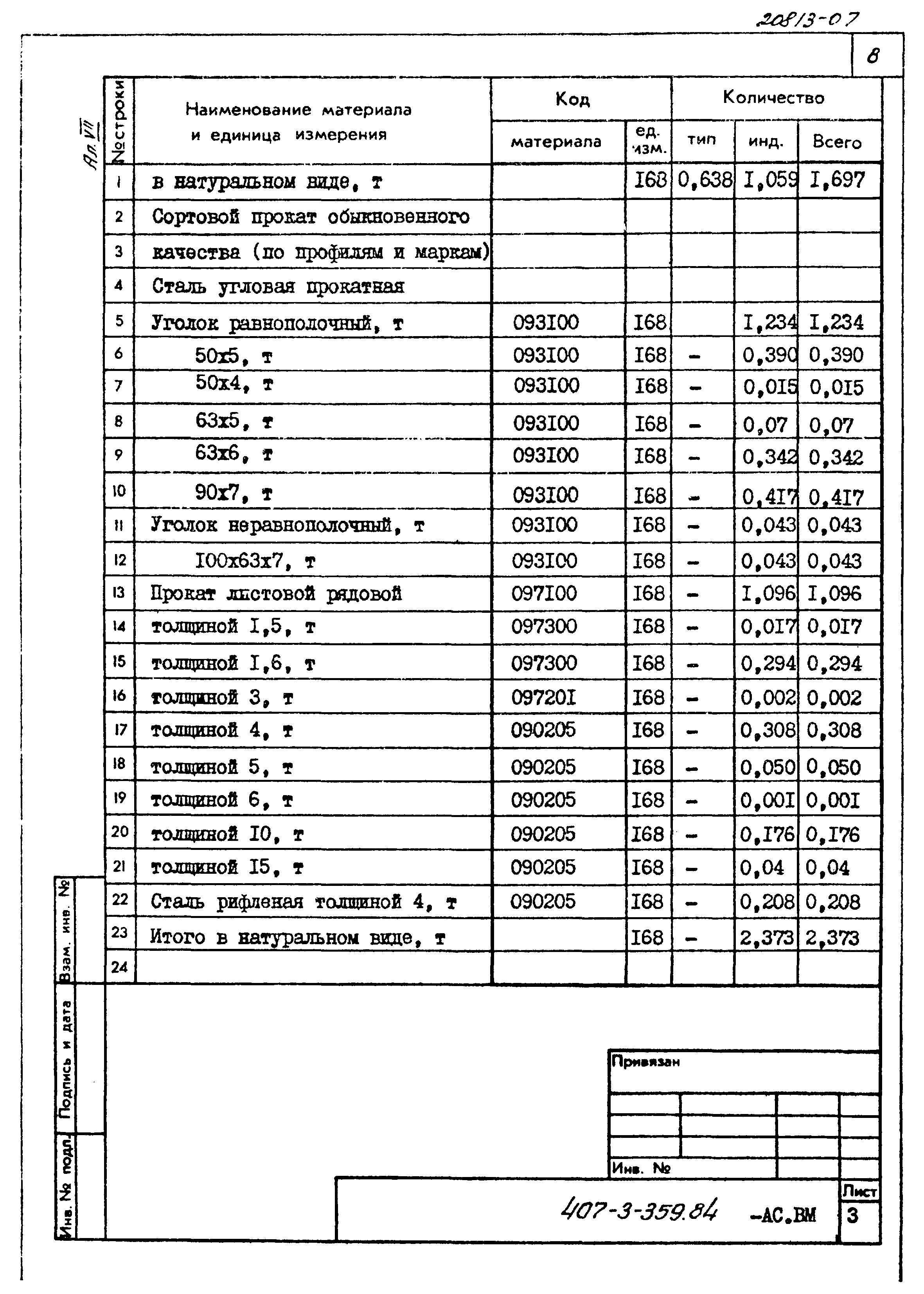 Типовой проект 407-3-359.84