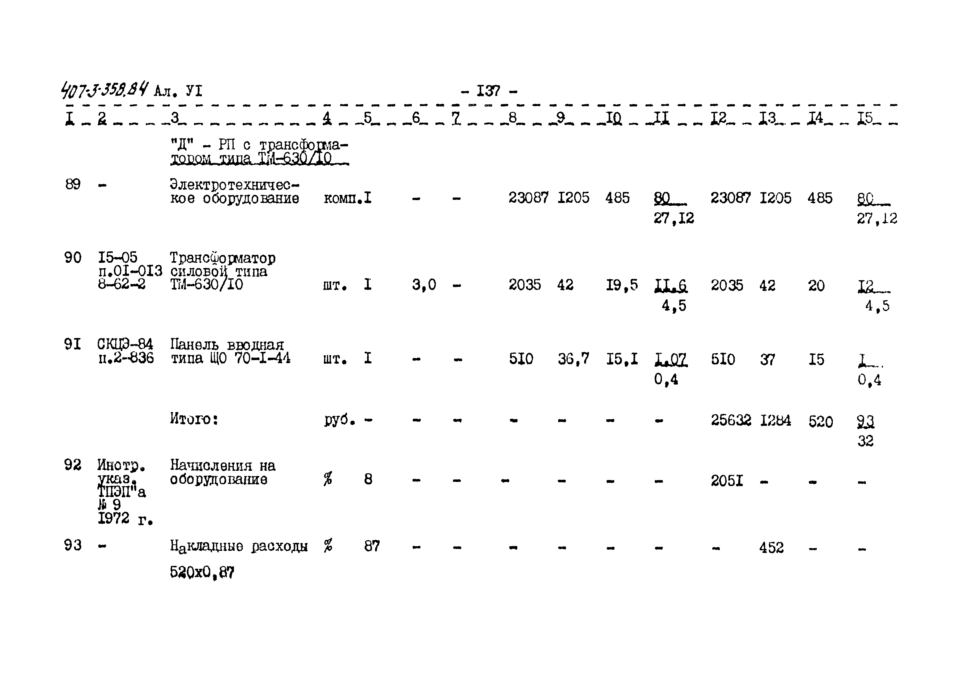 Типовой проект 407-3-358.84