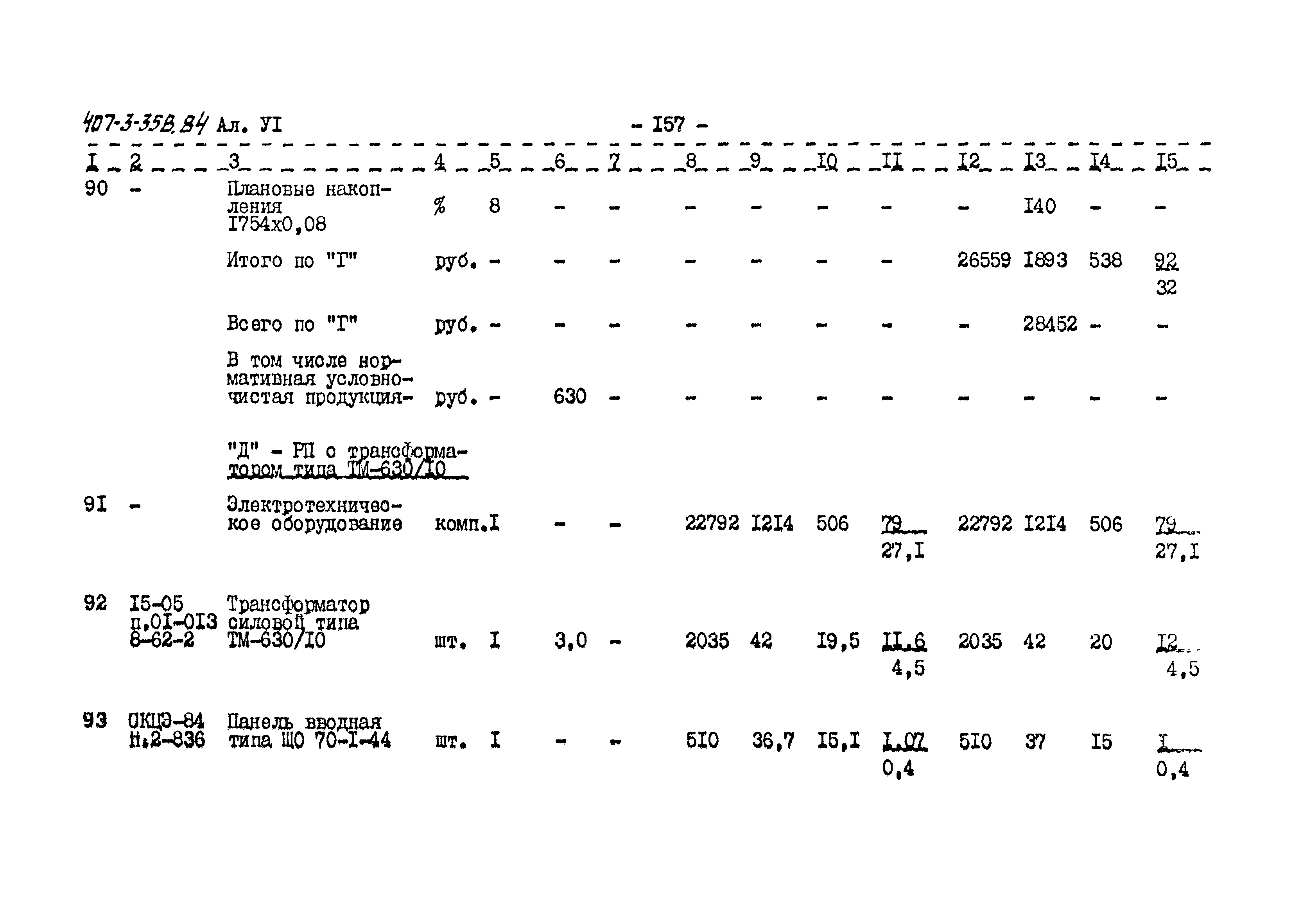 Типовой проект 407-3-358.84