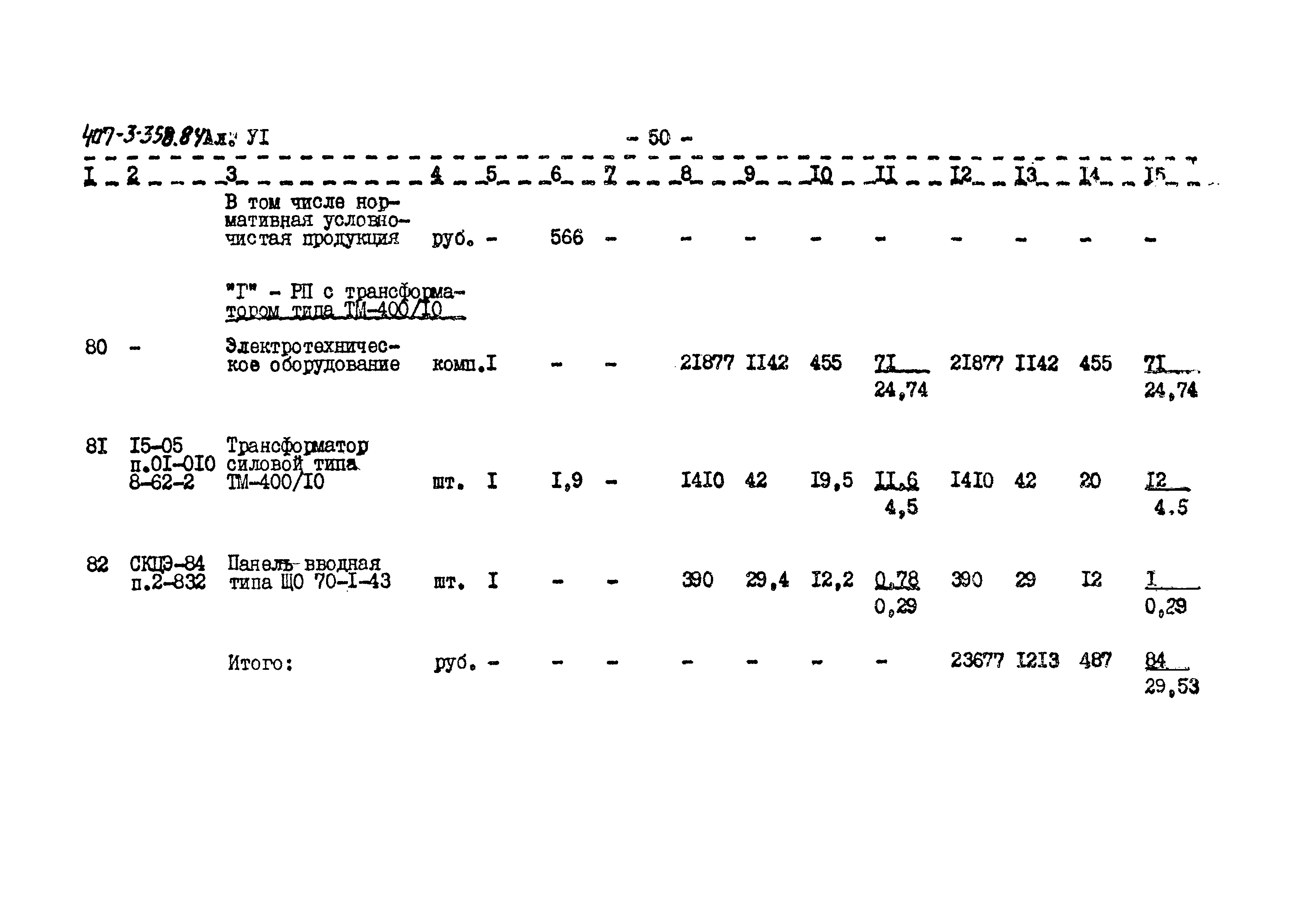 Типовой проект 407-3-358.84