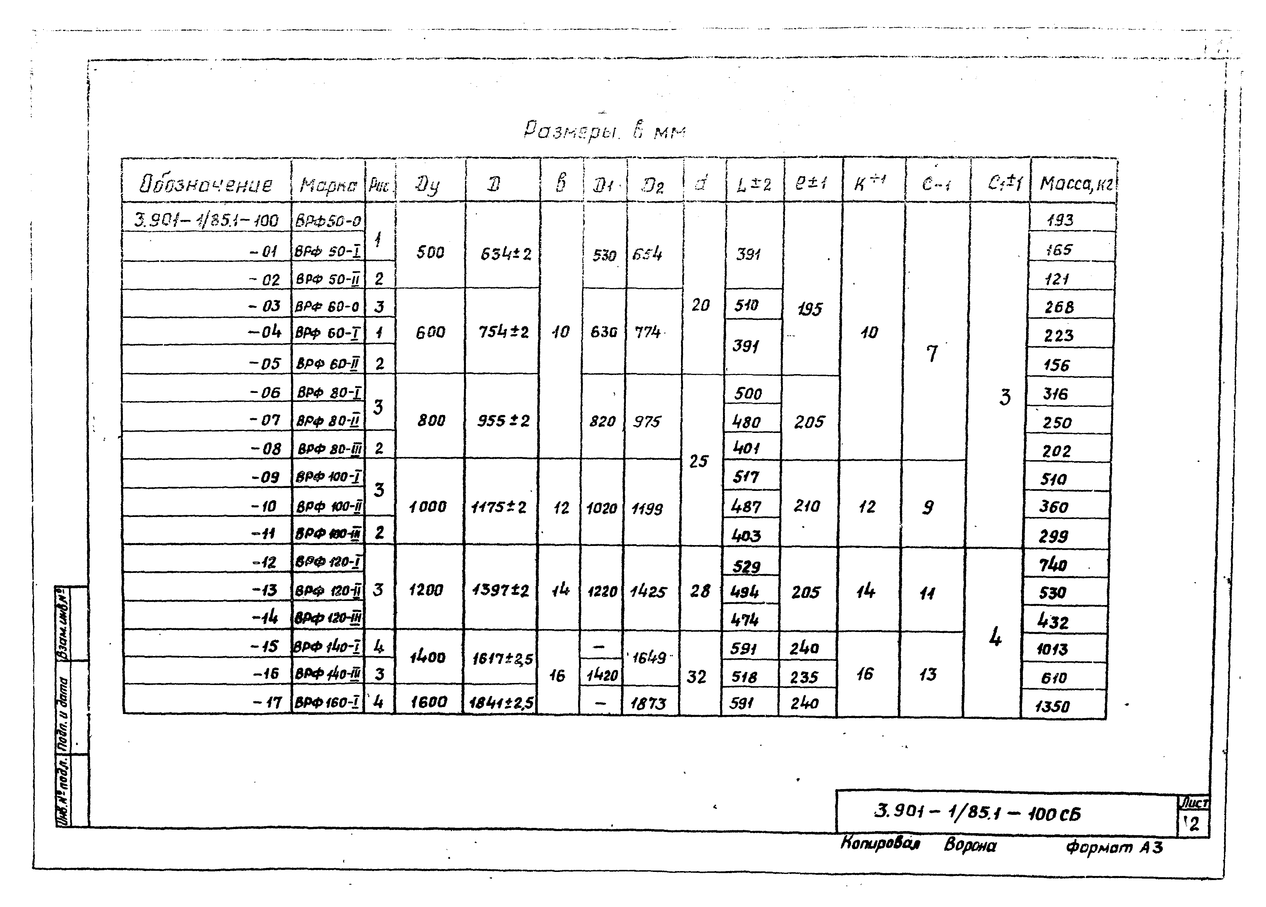 Серия 3.901-1/85