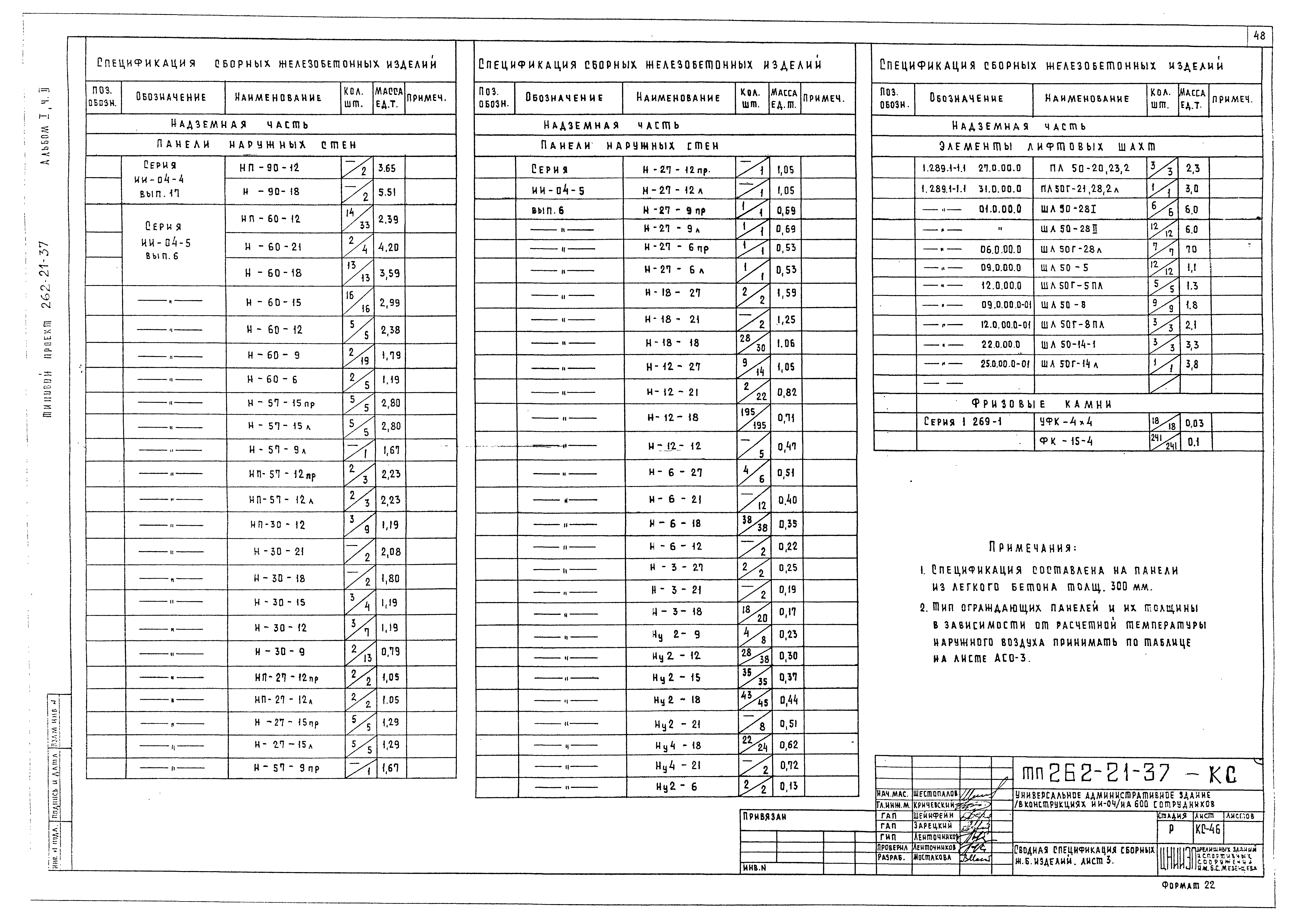 Типовой проект 262-21-37