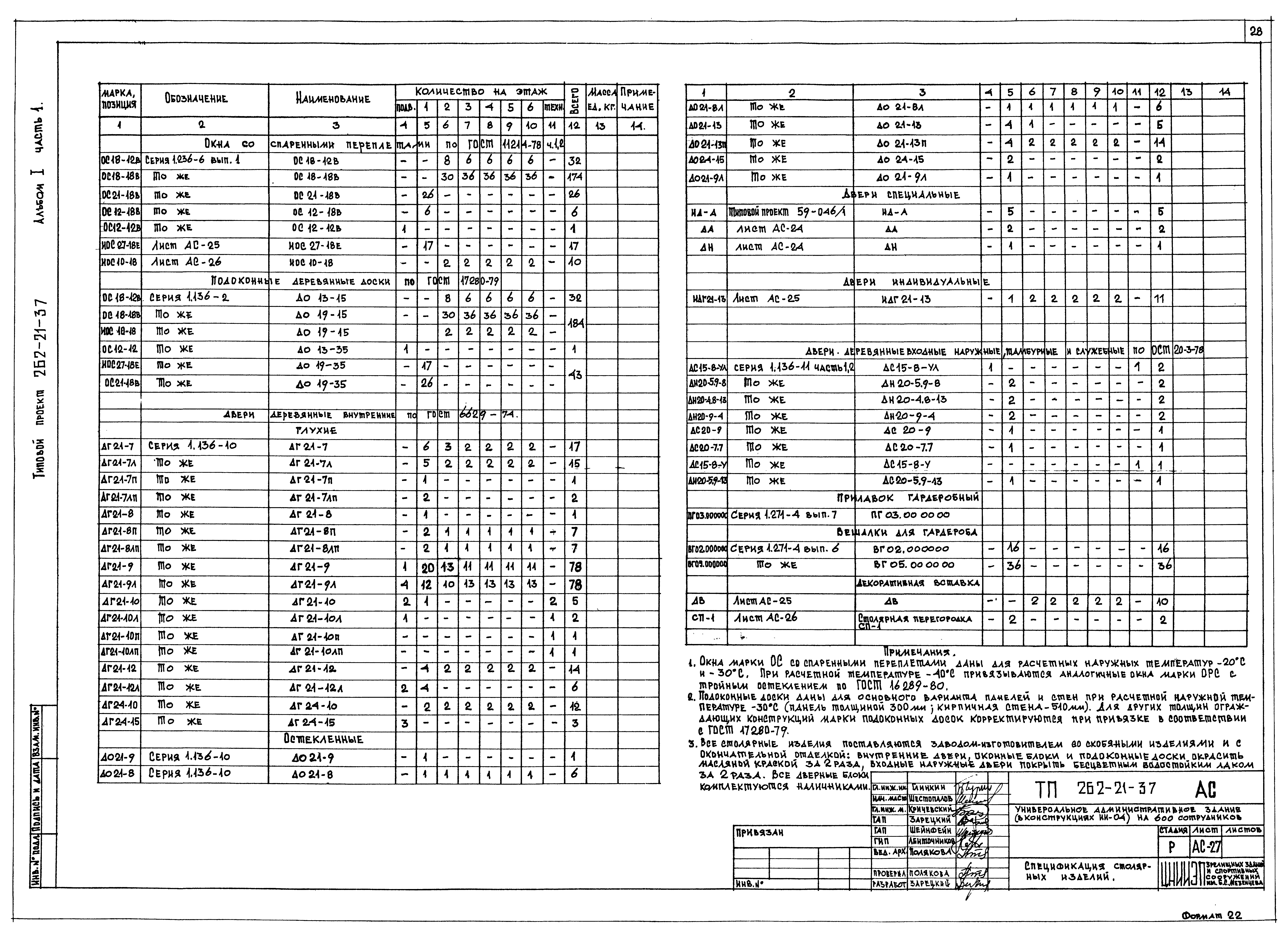 Типовой проект 262-21-37