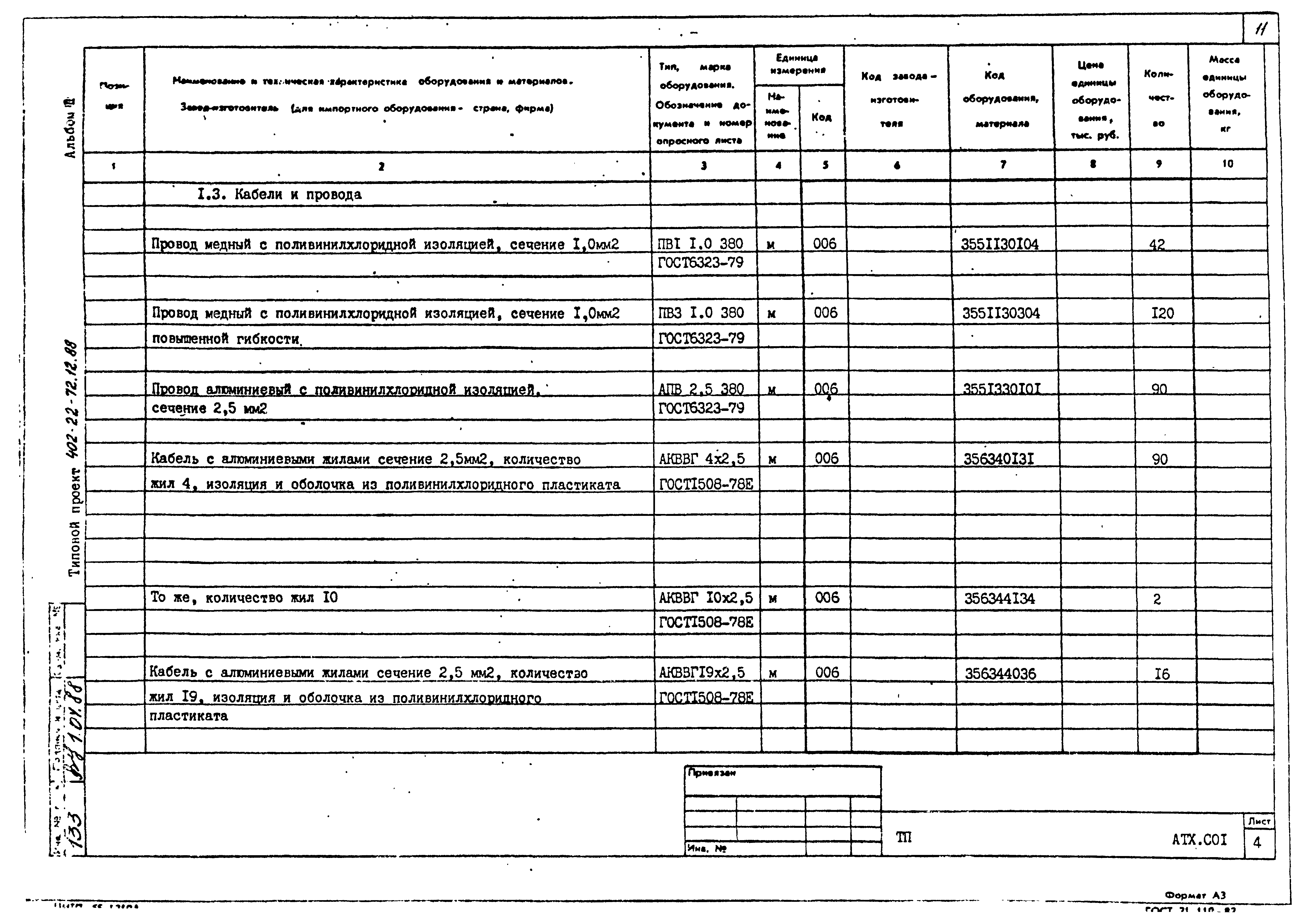 Типовой проект 402-22-72.12.88