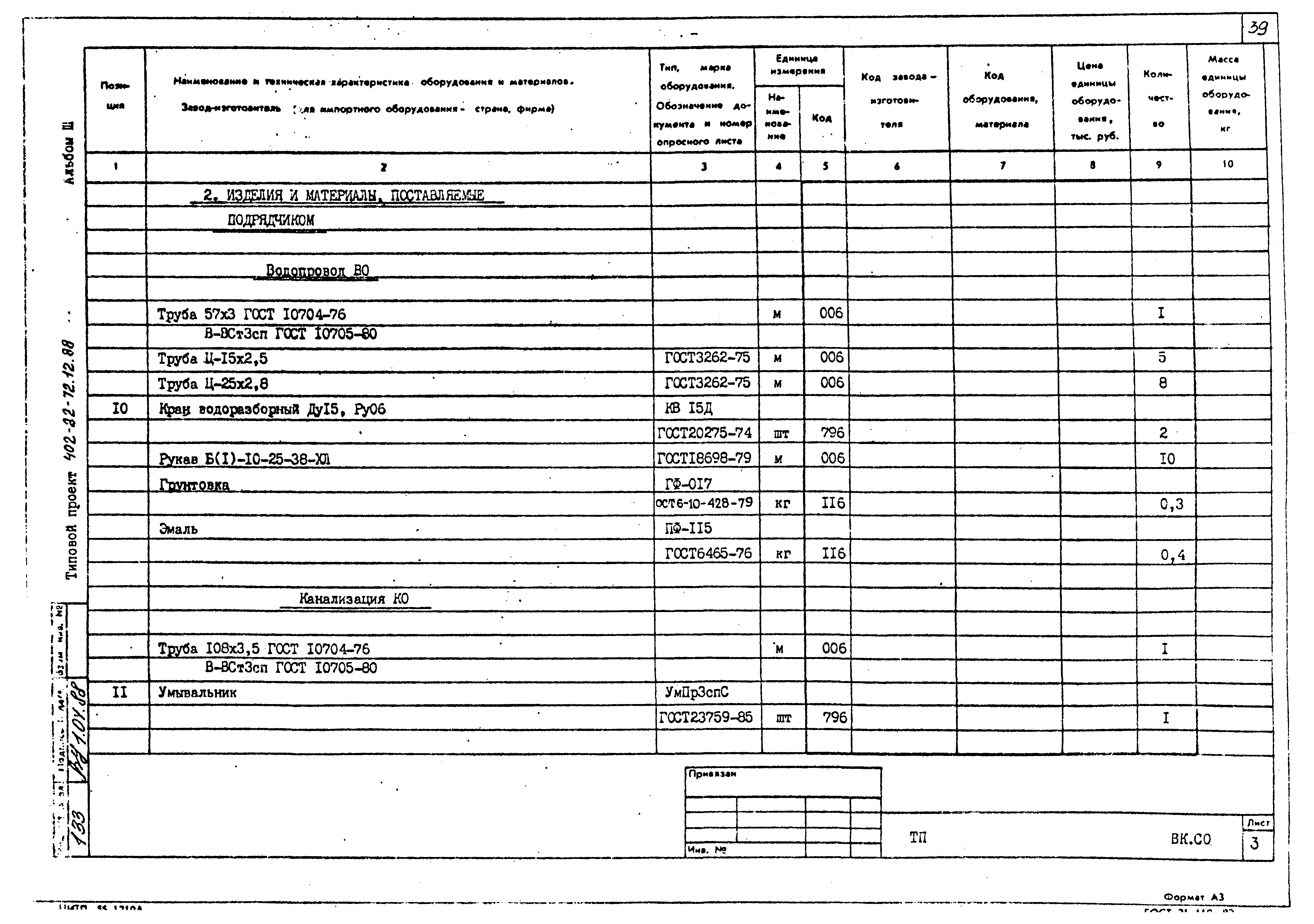 Типовой проект 402-22-72.12.88