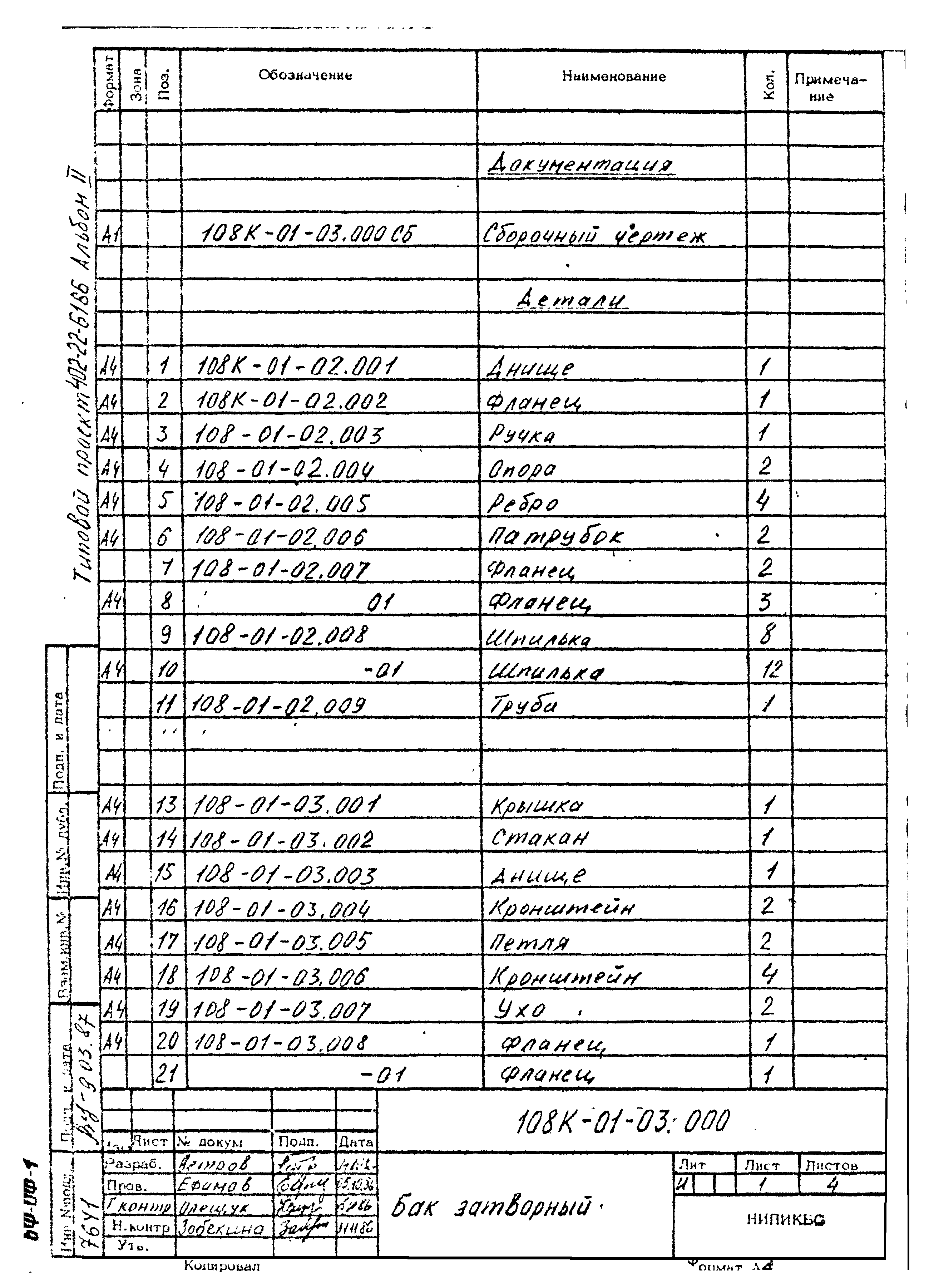 Типовой проект 402-22-71.12.88