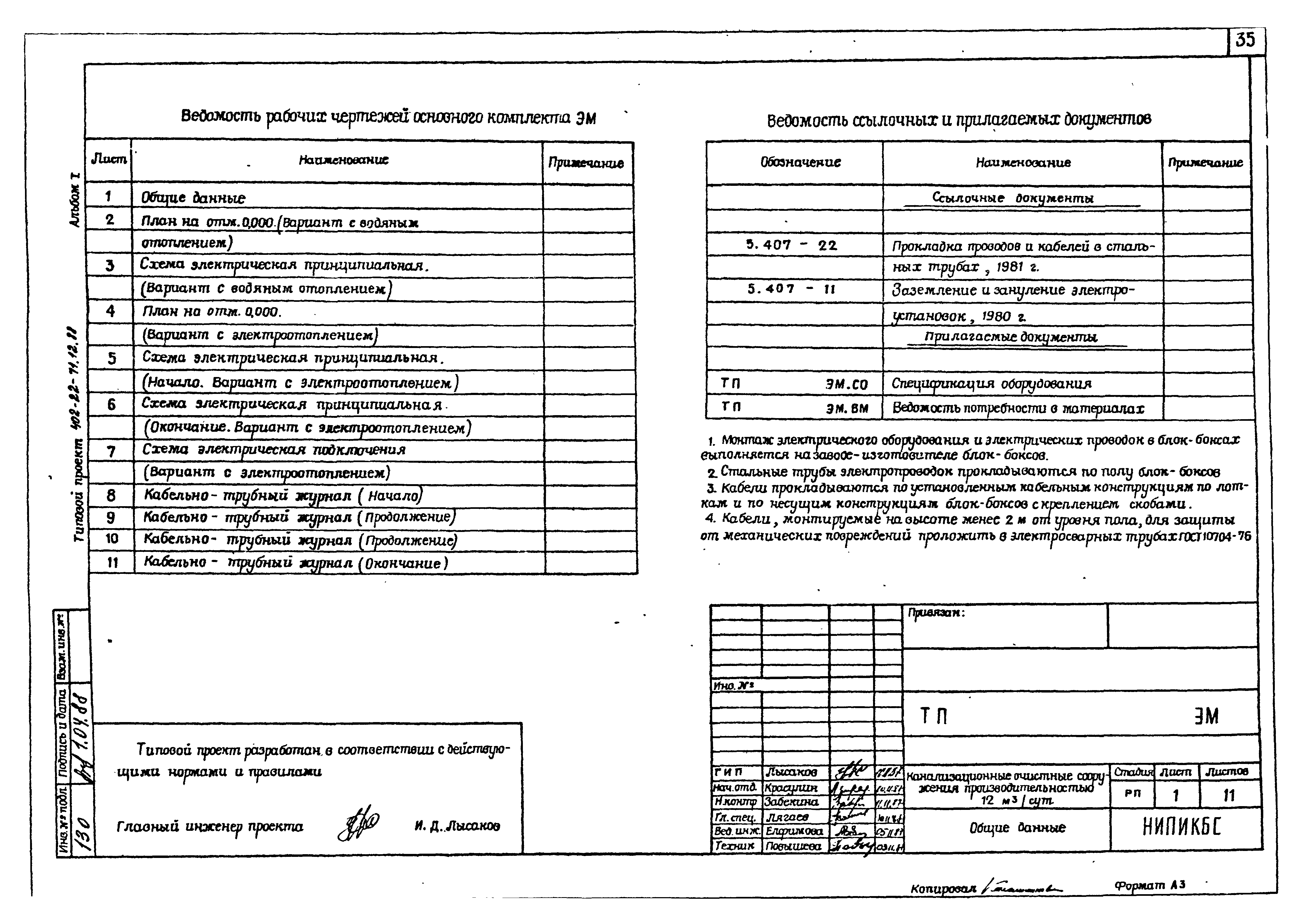 Типовой проект 402-22-71.12.88