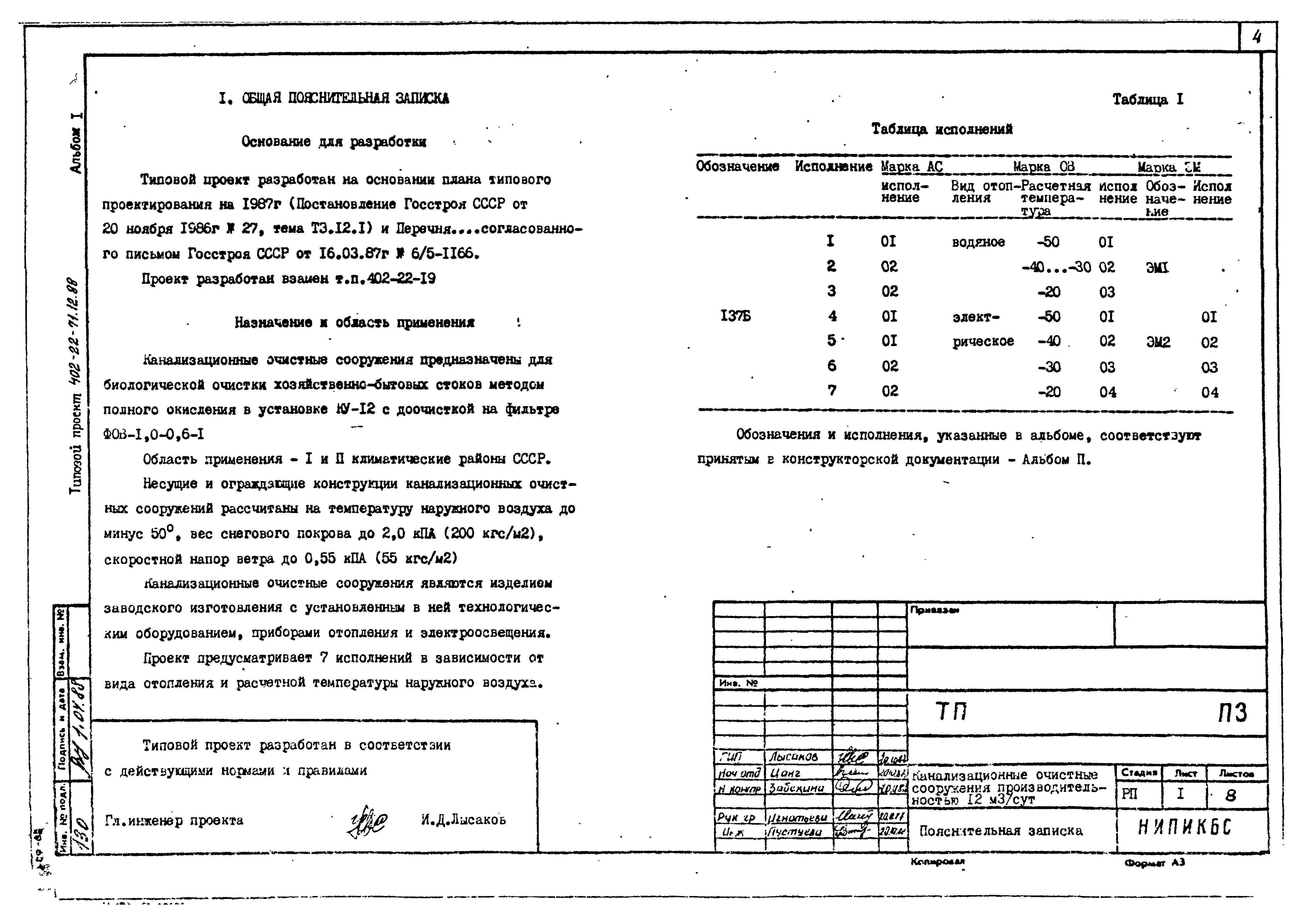 Типовой проект 402-22-71.12.88