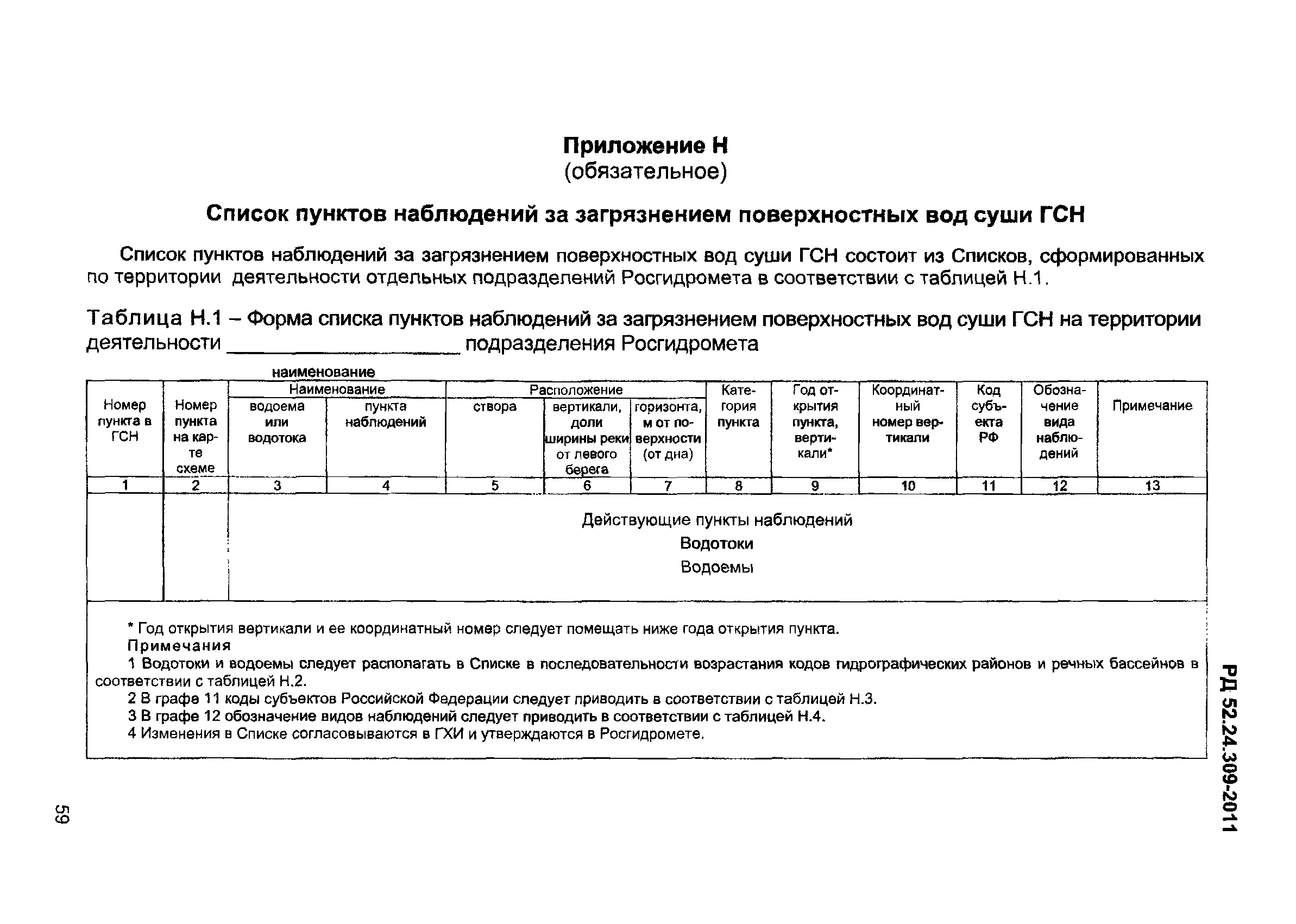 РД 52.24.309-2011