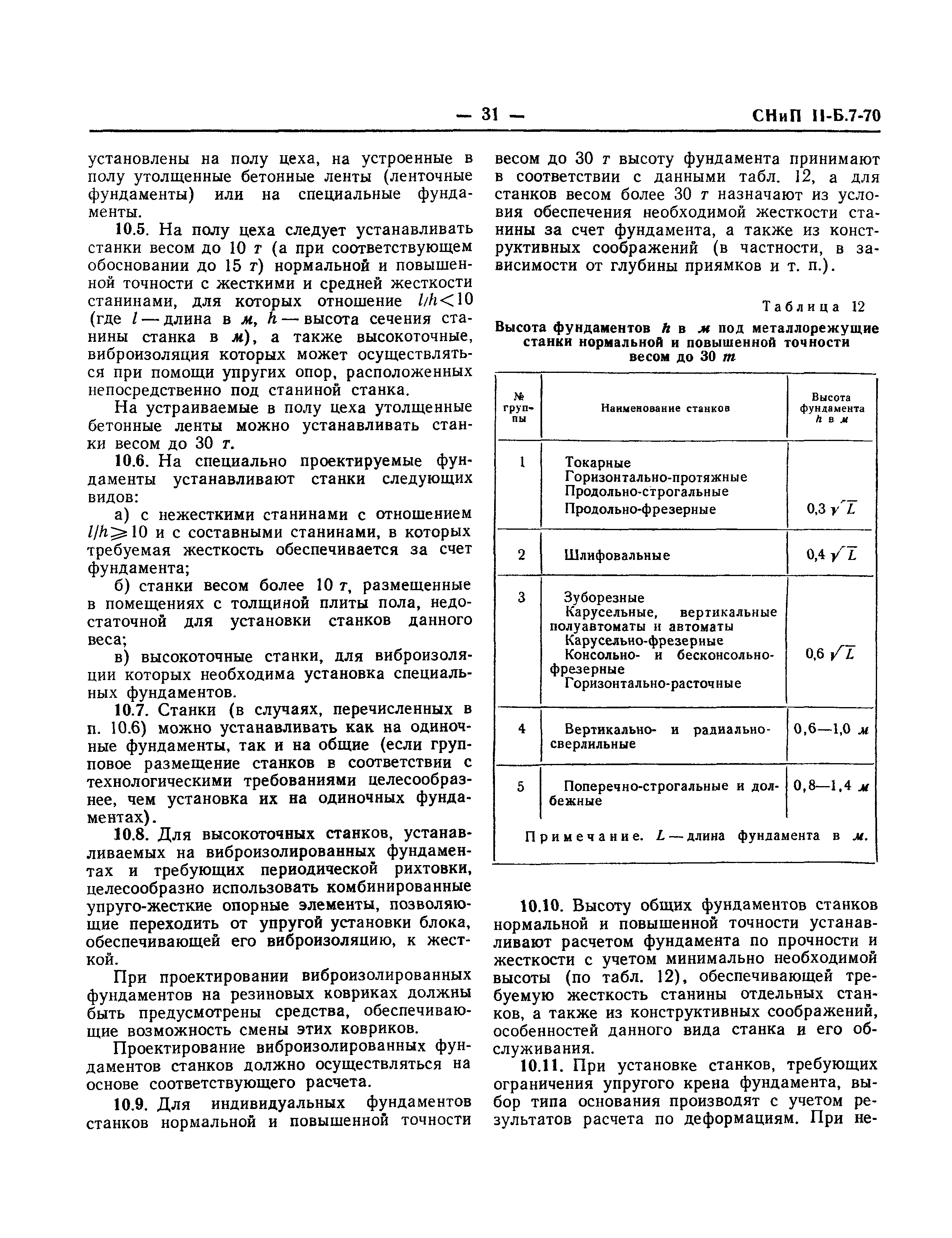 СНиП II-Б.7-70