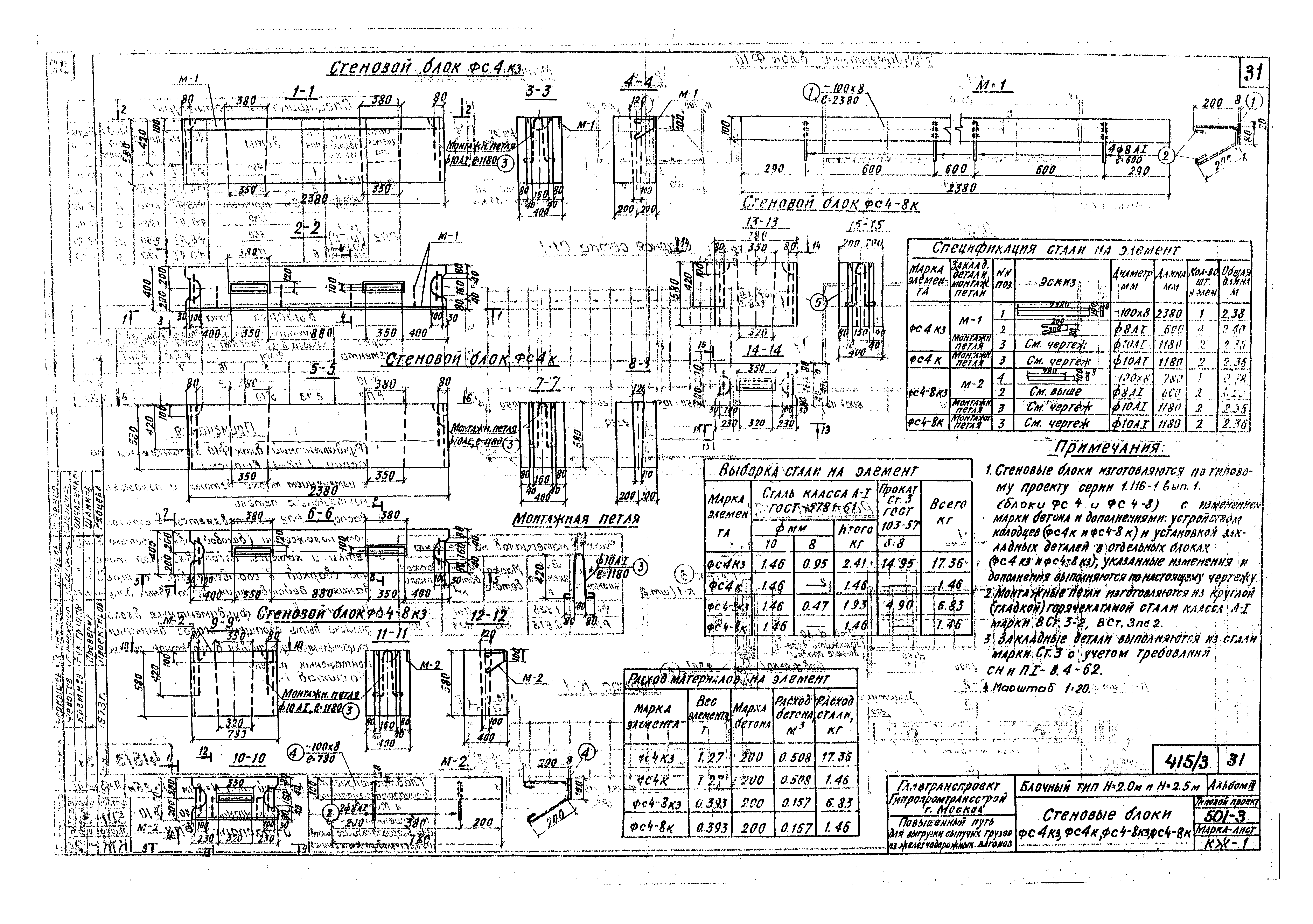 Типовой проект 501-3