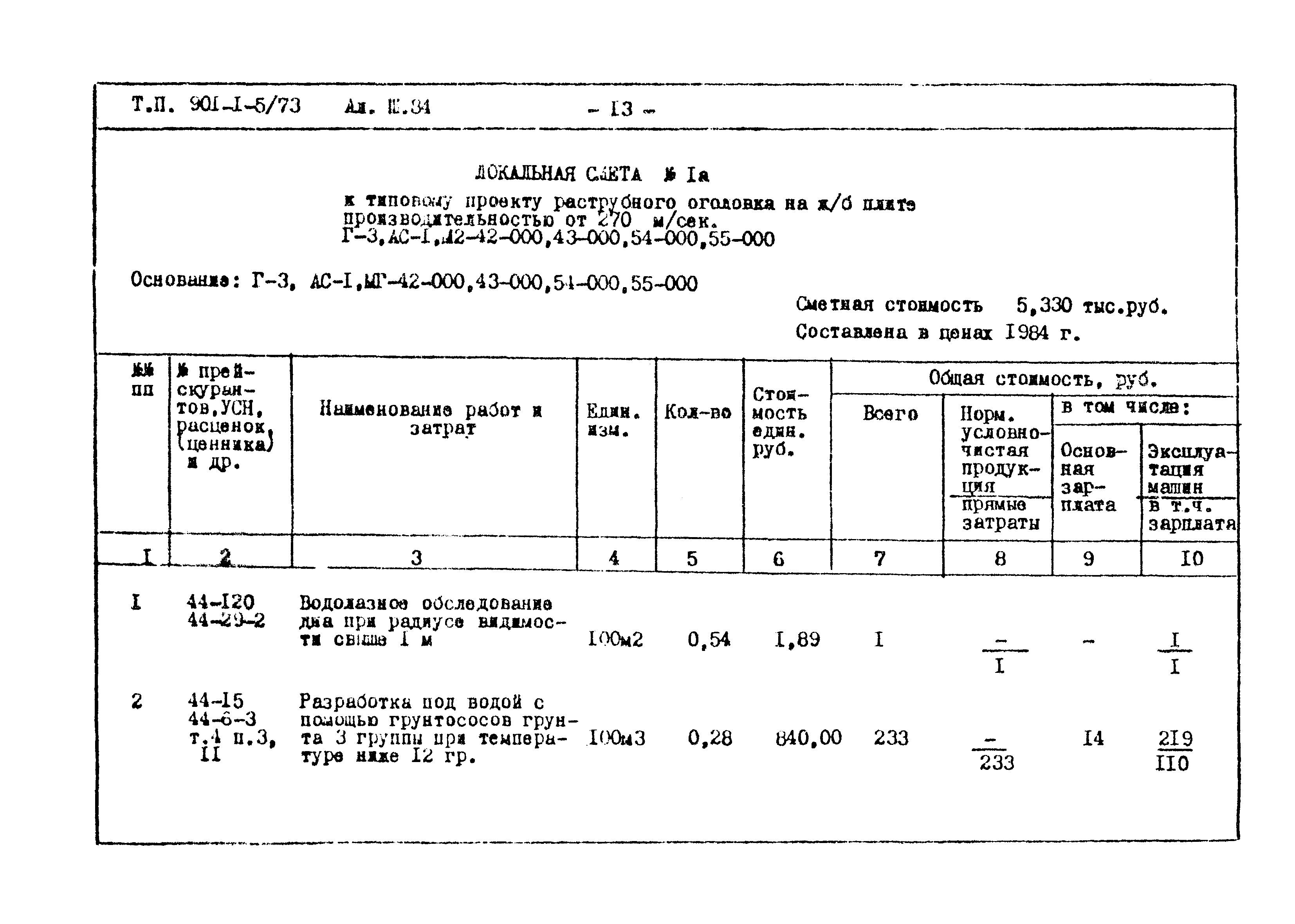 Типовой проект 901-1-5/73